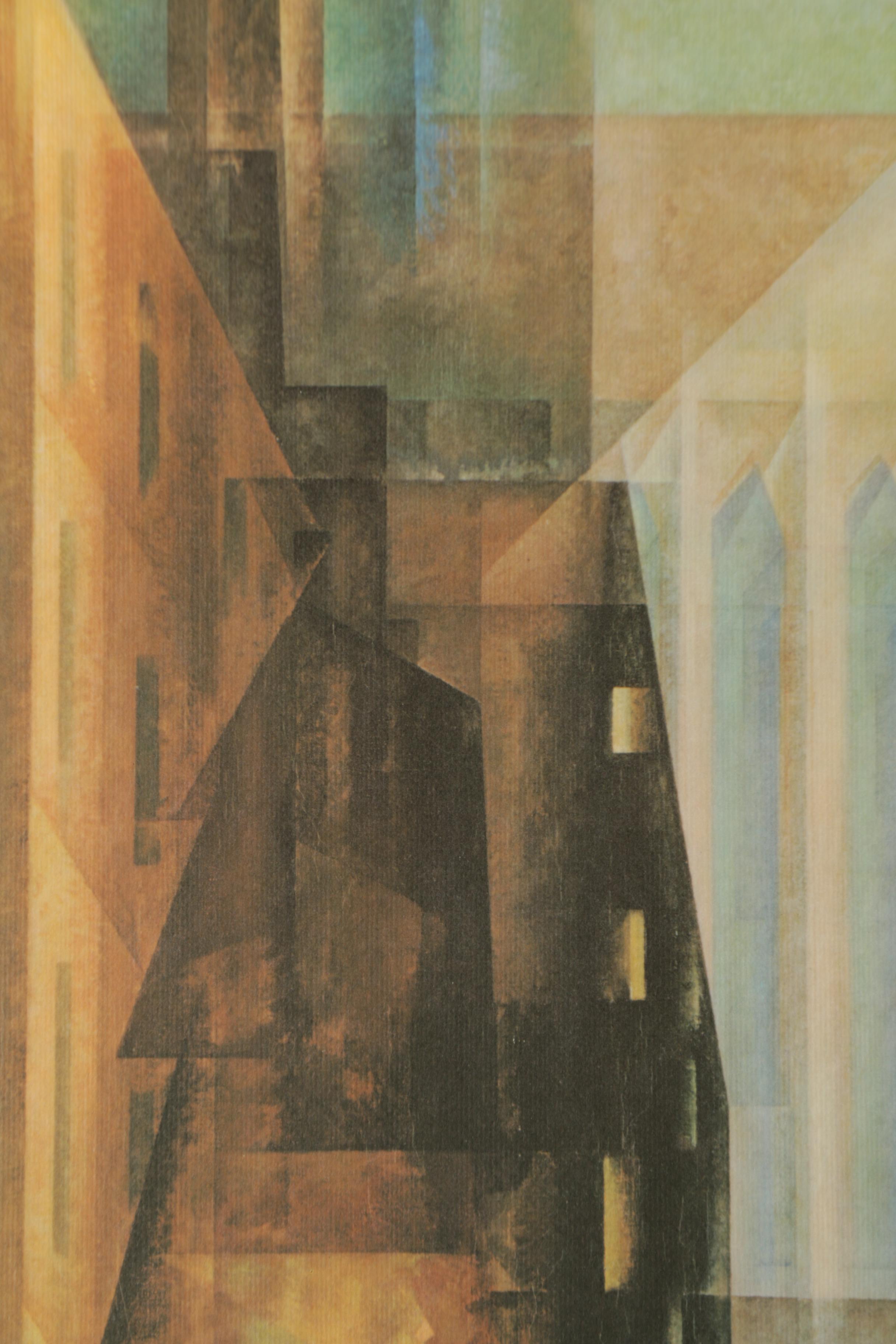 Offset Lithograph After Lyonel Feininger "Barfüsserkirche II"