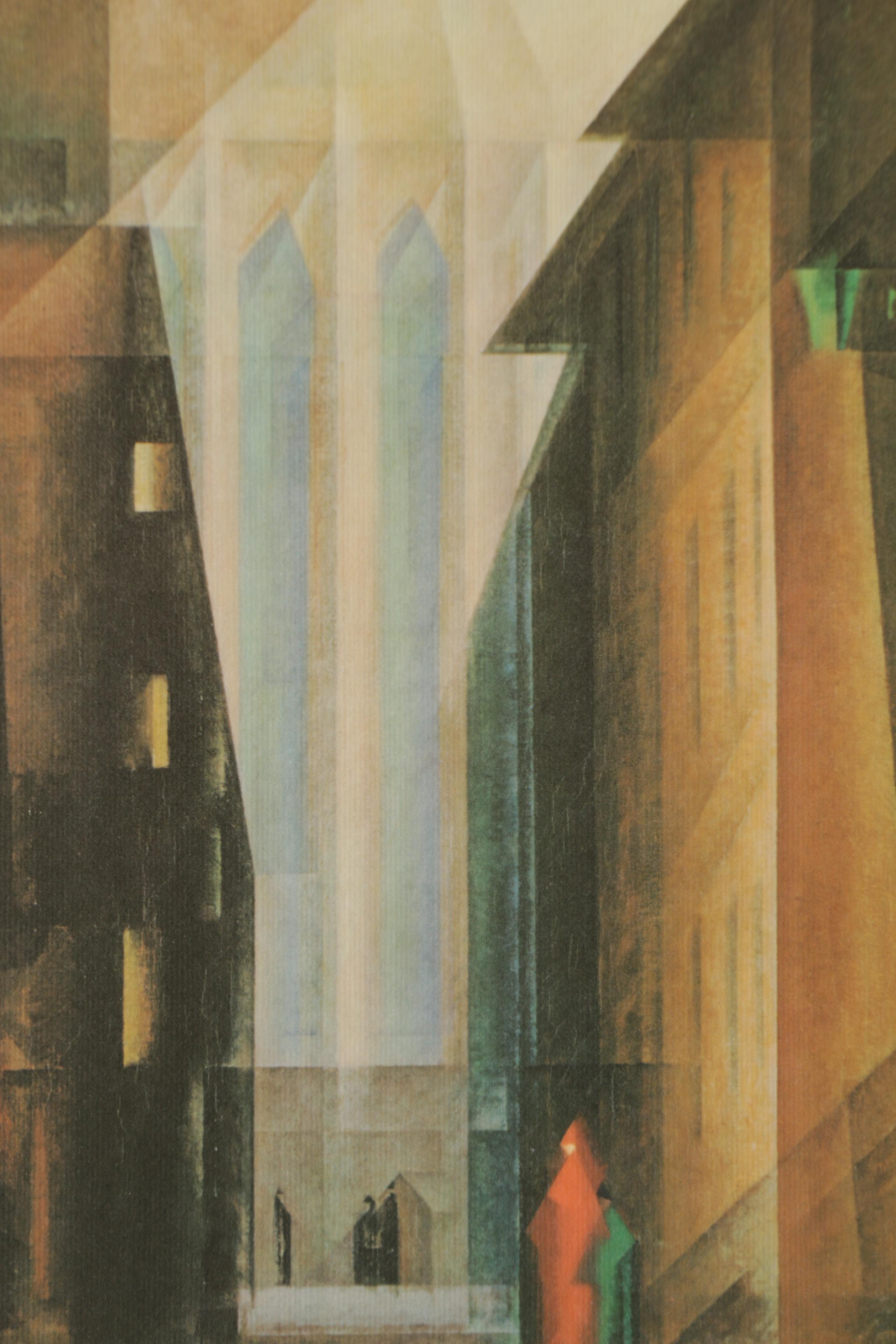 Offset Lithograph After Lyonel Feininger "Barfüsserkirche II"