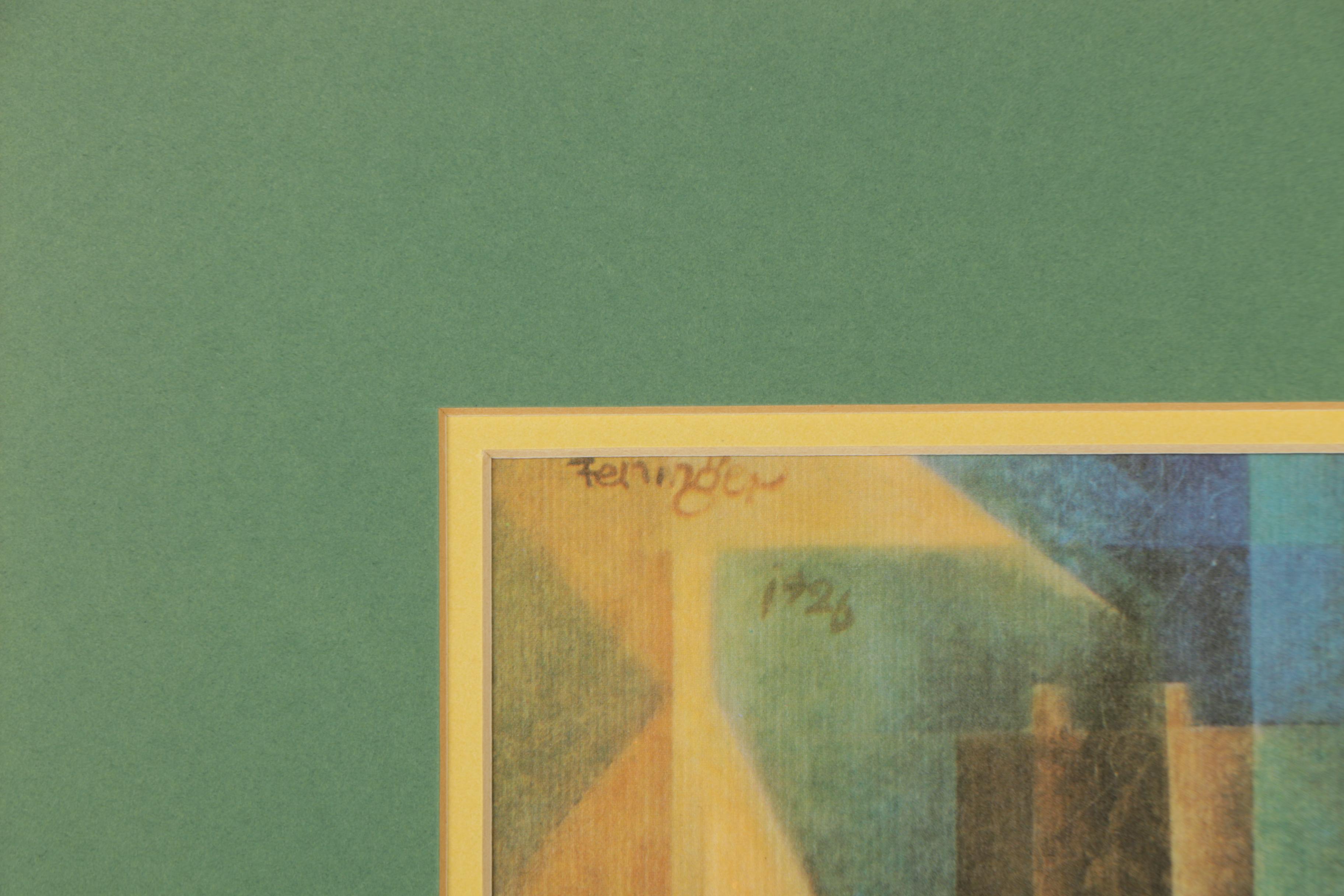 Offset Lithograph After Lyonel Feininger "Barfüsserkirche II"