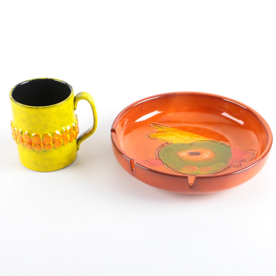 Mid Century Modern Italian Pottery Tableware