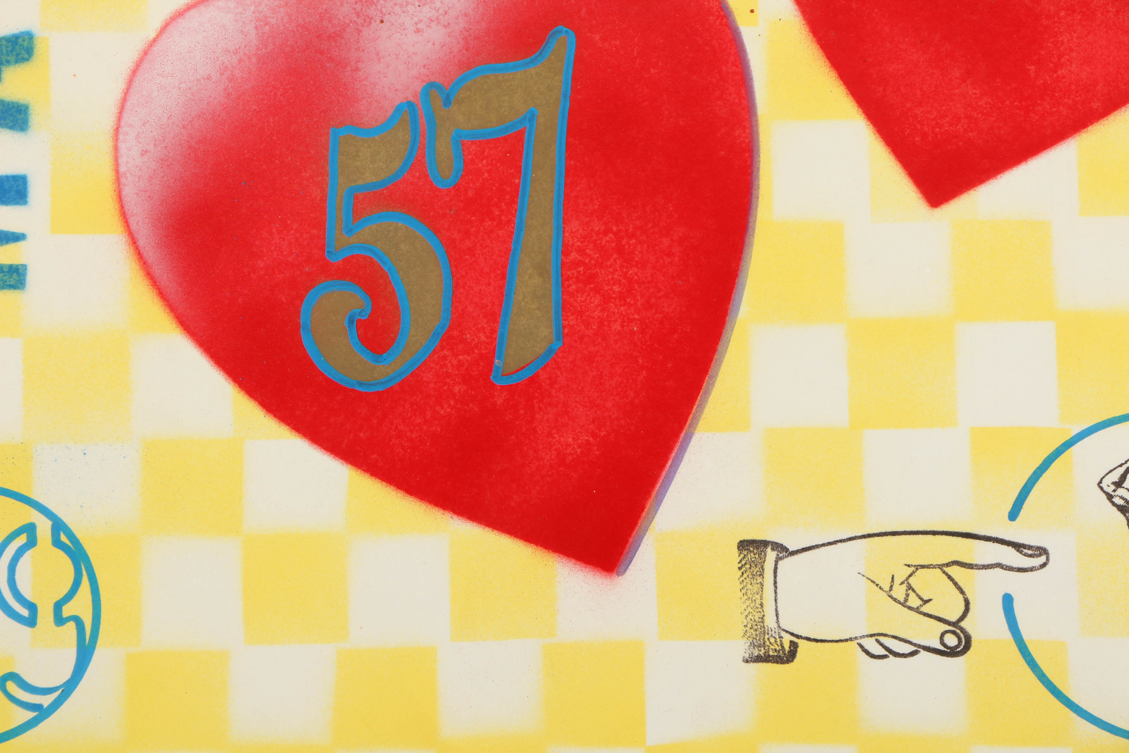 Richard Christensen Mixed Media Paintings on Paper