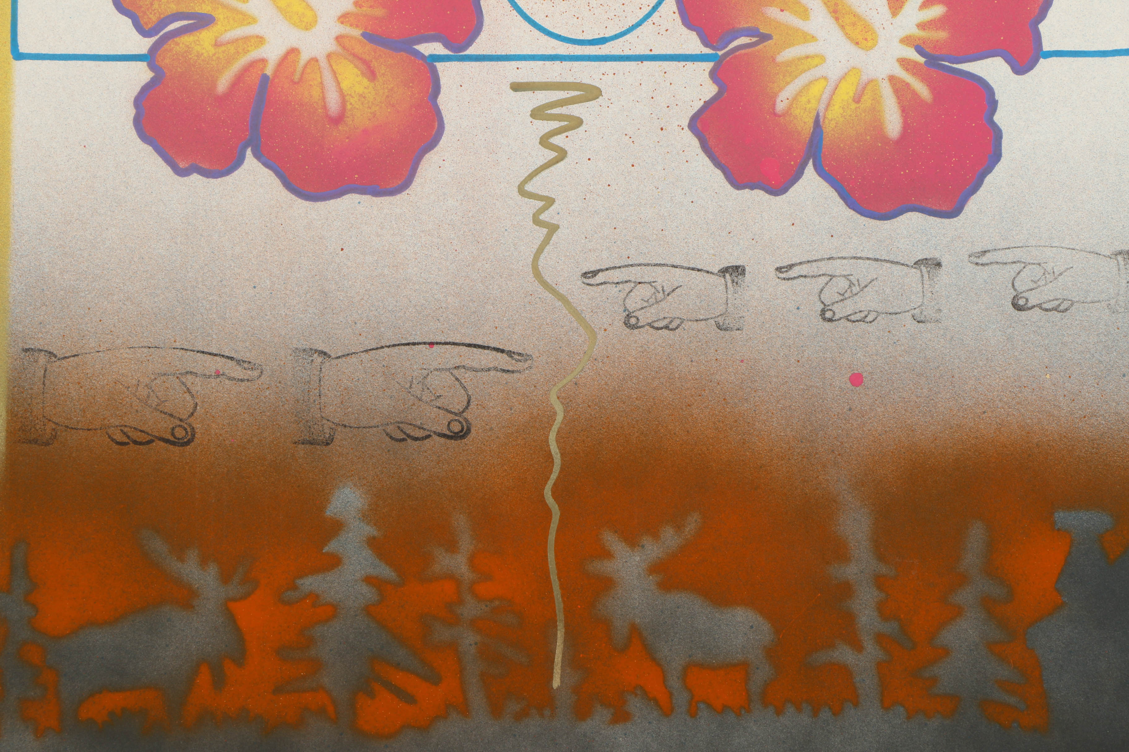 Richard Christensen Mixed Media Paintings on Paper