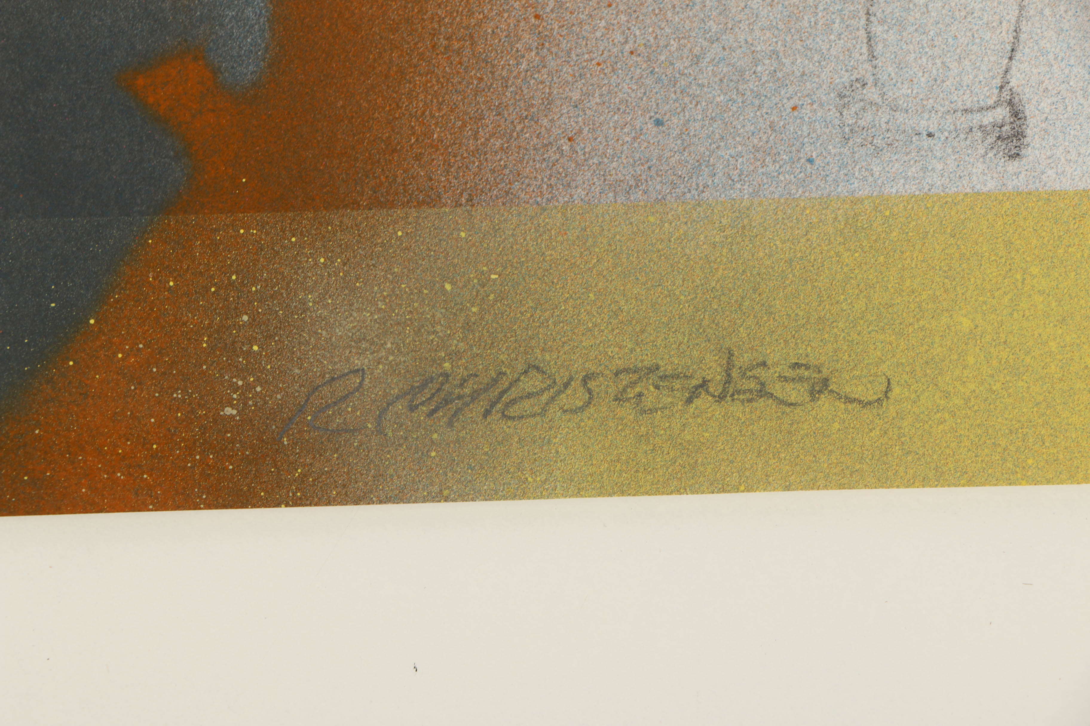 Richard Christensen Mixed Media Paintings on Paper