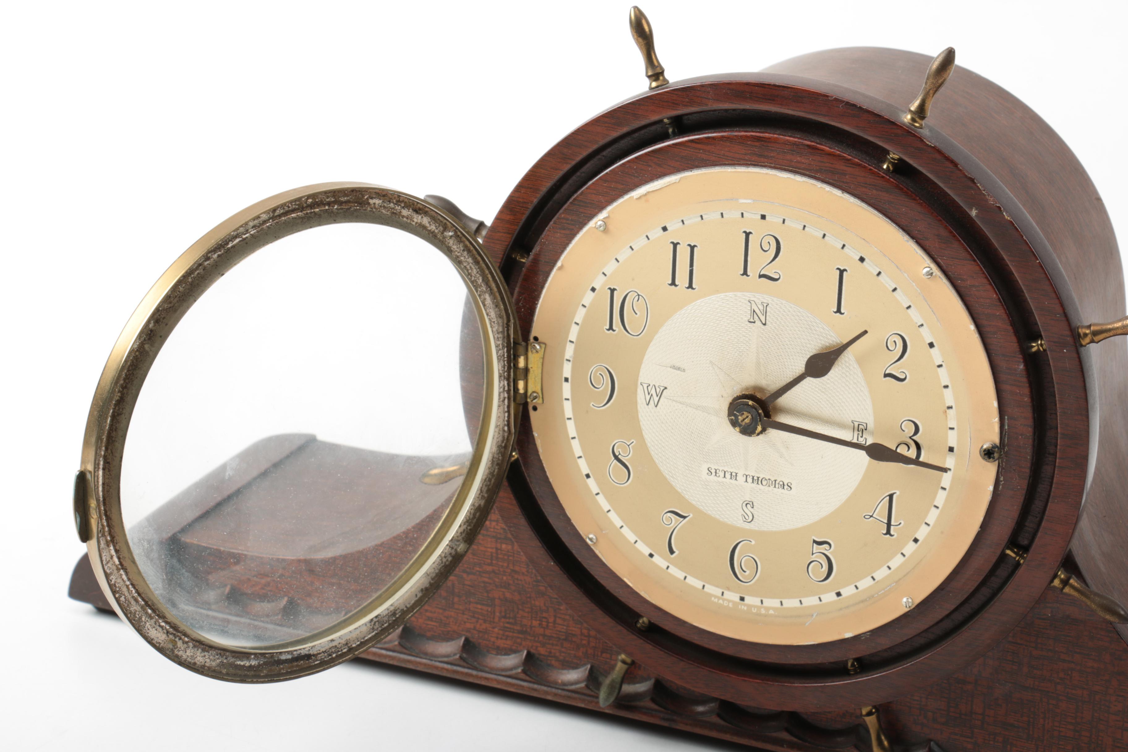 Seth Thomas Naval Mantel Clock