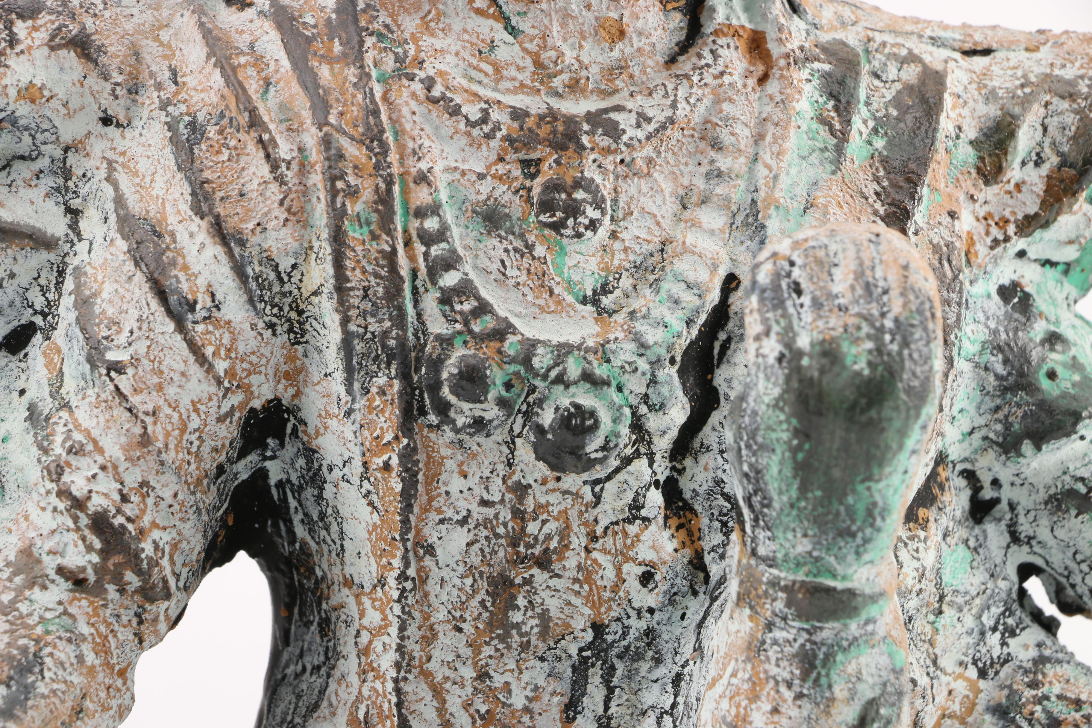 Cast Iron Figurine of Vishnu