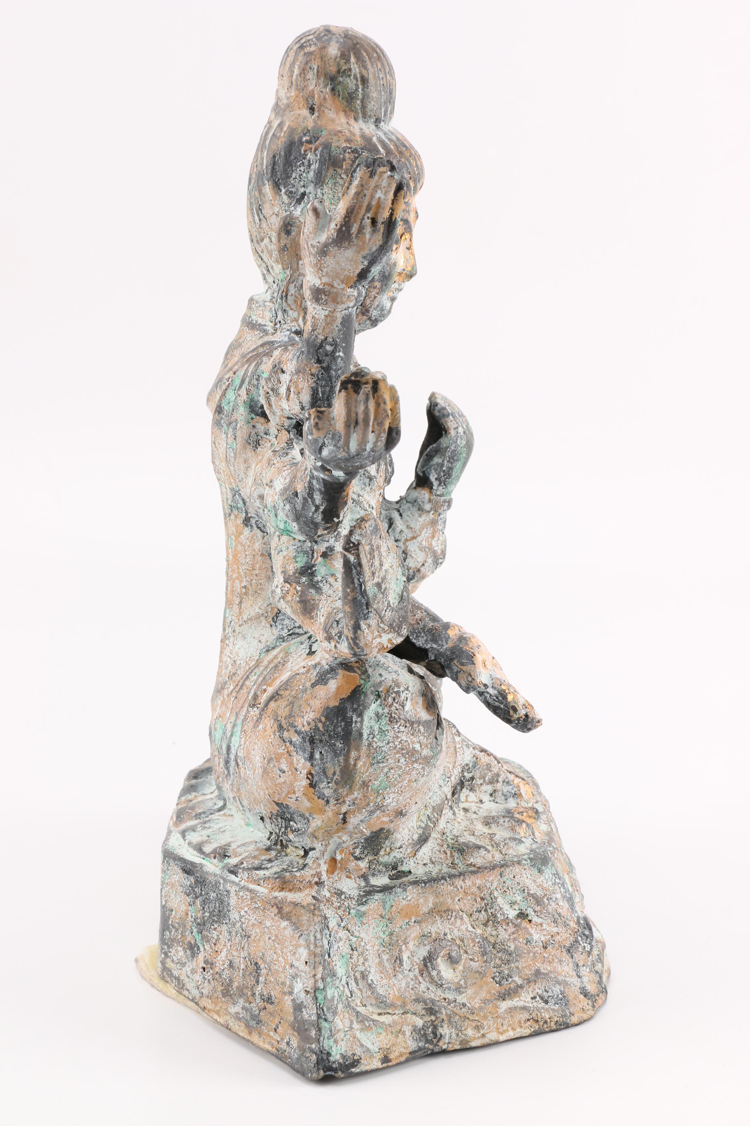 Cast Iron Figurine of Vishnu