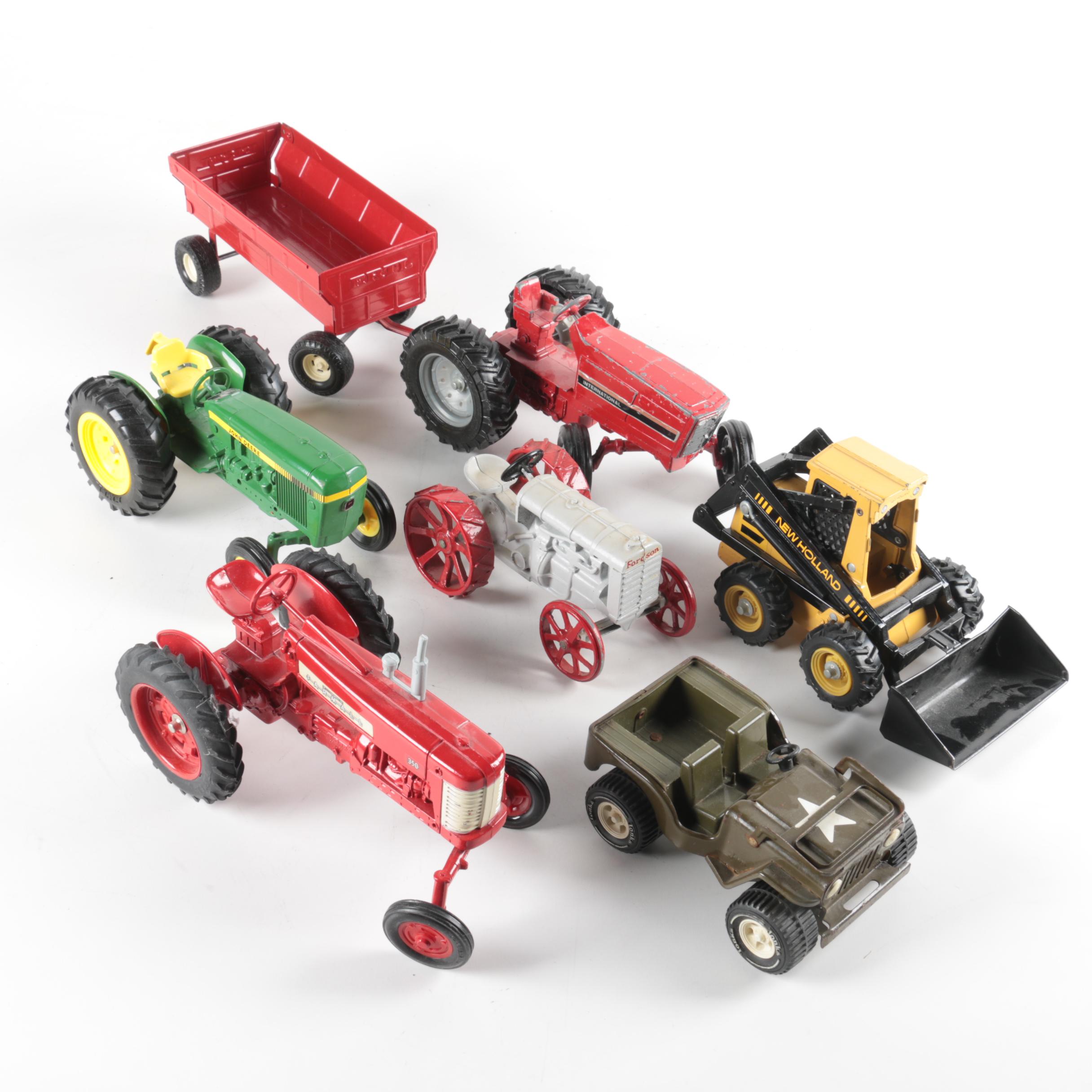Die-Cast Army Vehicle,  and Farm Equipment