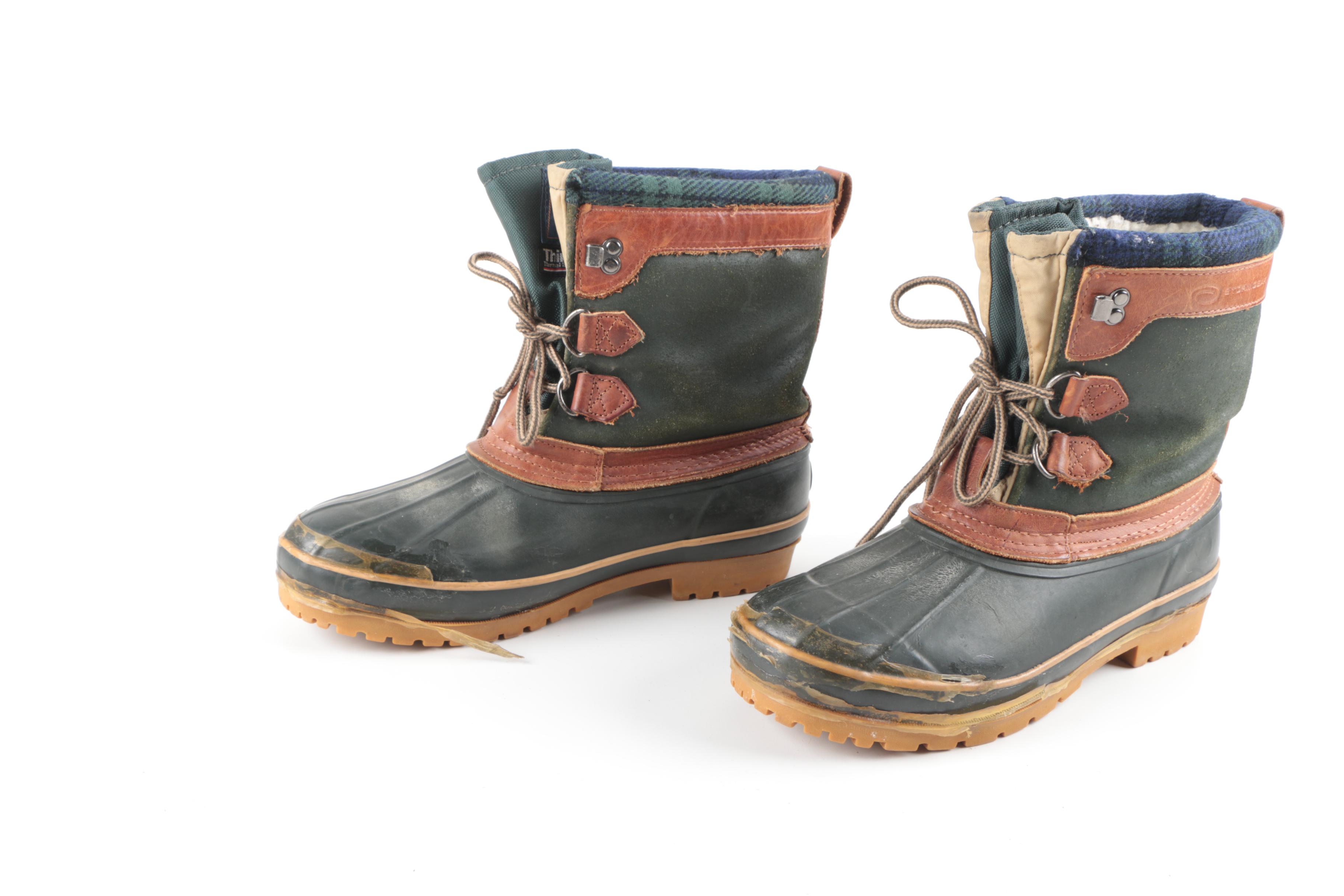 Men's Stormgear Thinsulate Duck Boots and Sporto Duck Rain Shoes