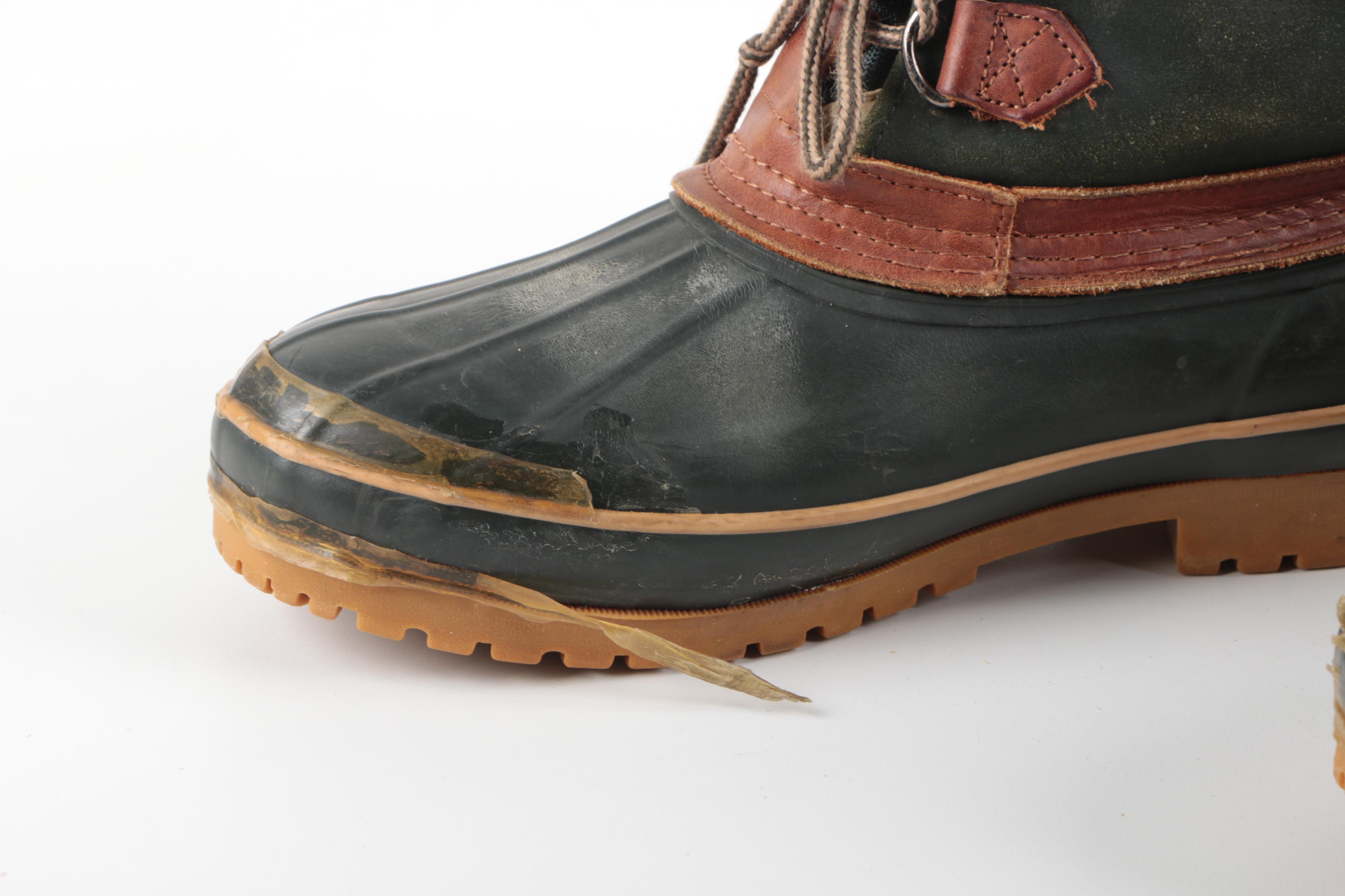 Men's Stormgear Thinsulate Duck Boots and Sporto Duck Rain Shoes