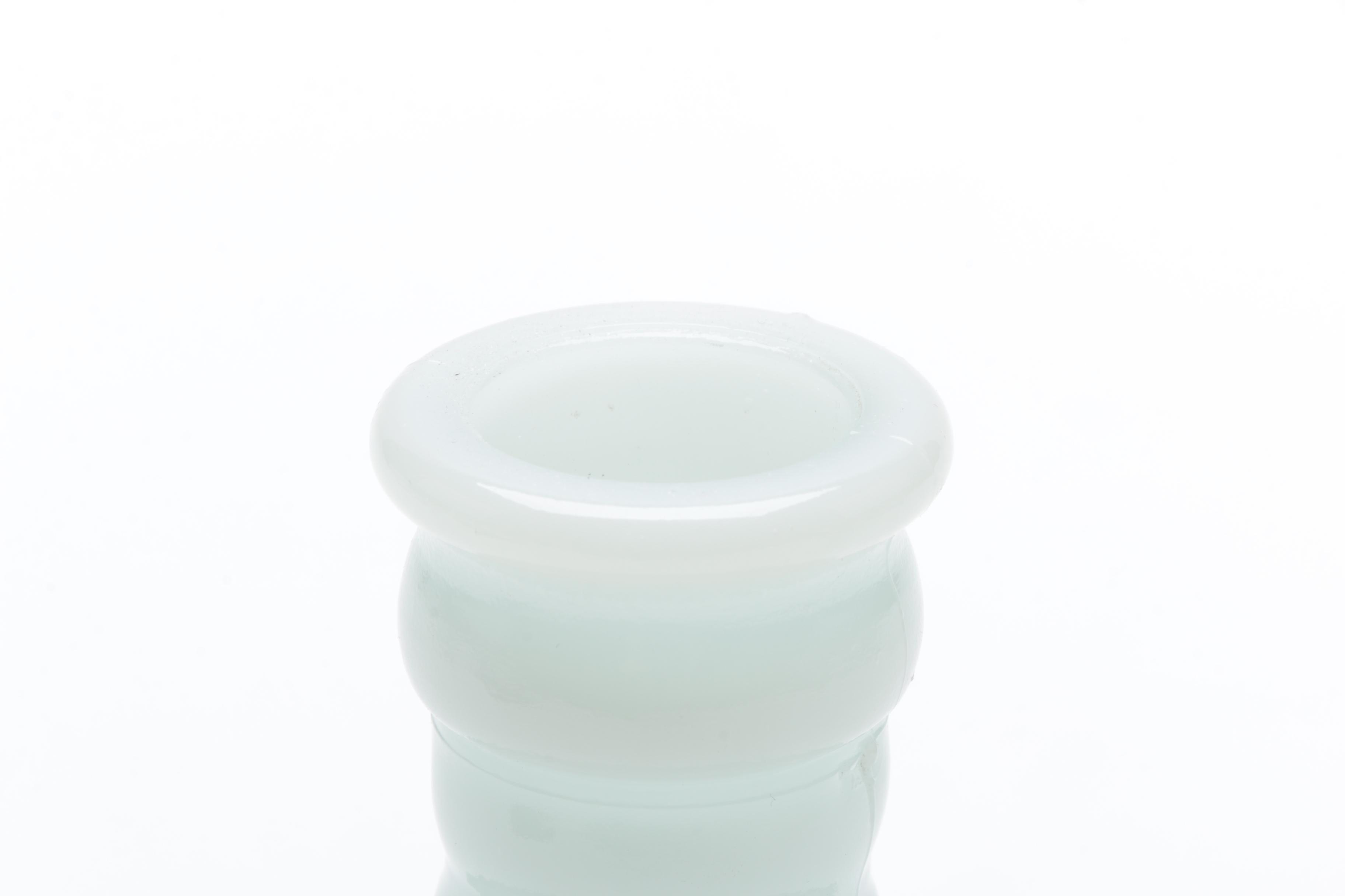 1940's Wrisley "Moonstone Clear" Perfume Bottle by Anchor Hocking