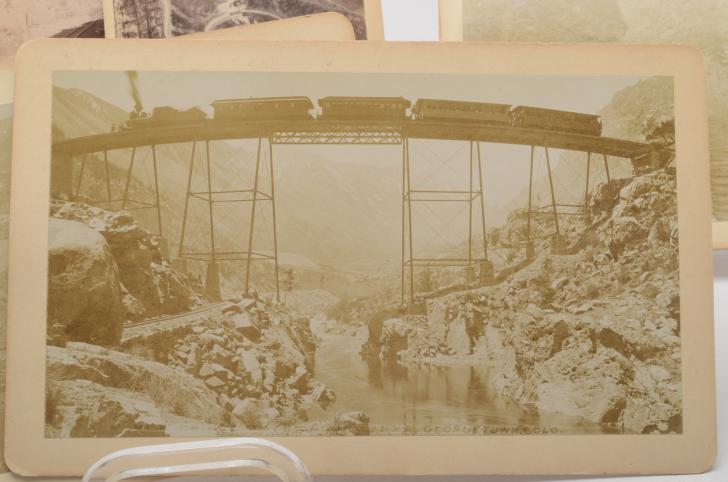 1880s-1890s Train Photographs From Colorado