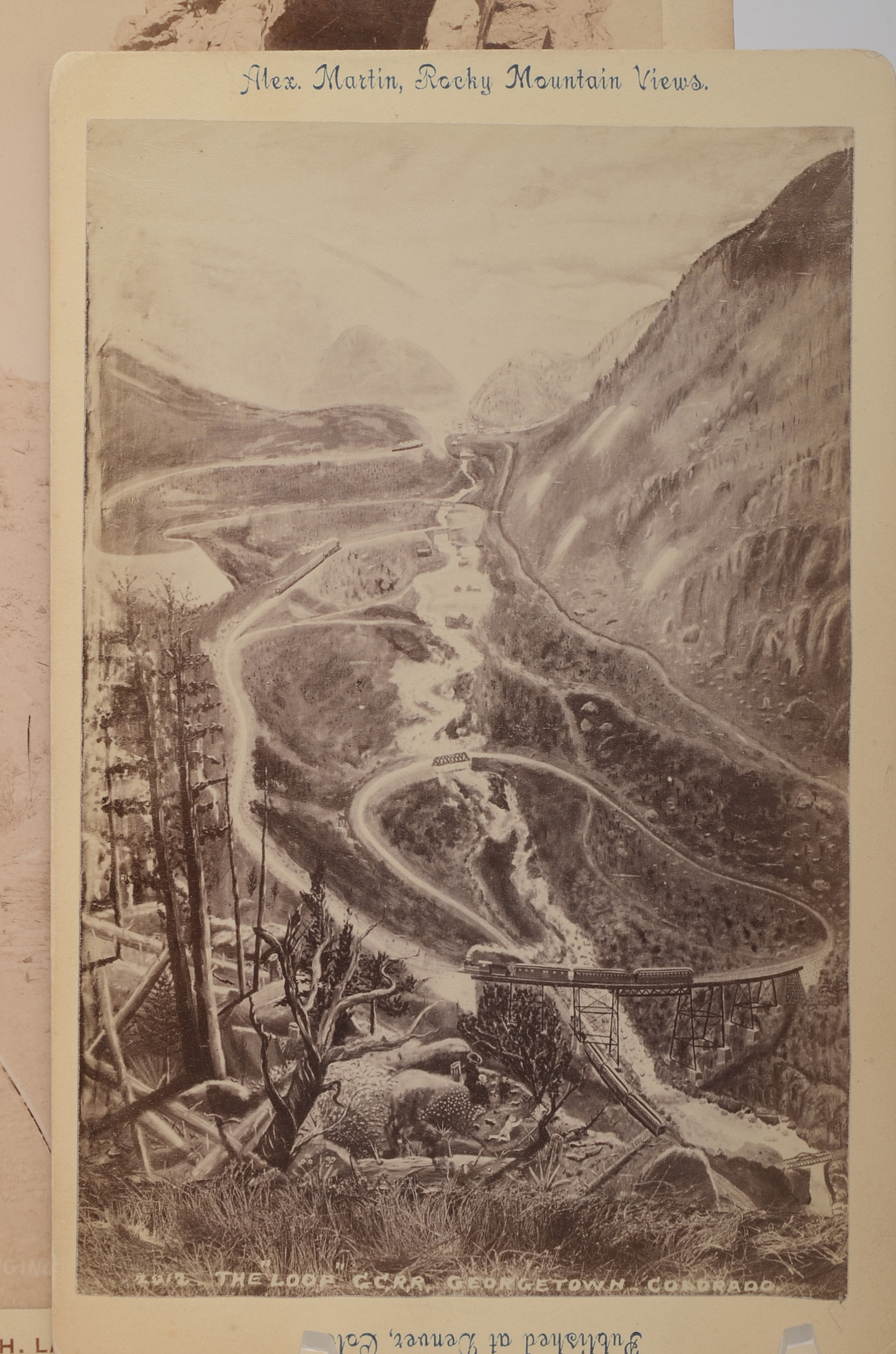 1880s-1890s Train Photographs From Colorado