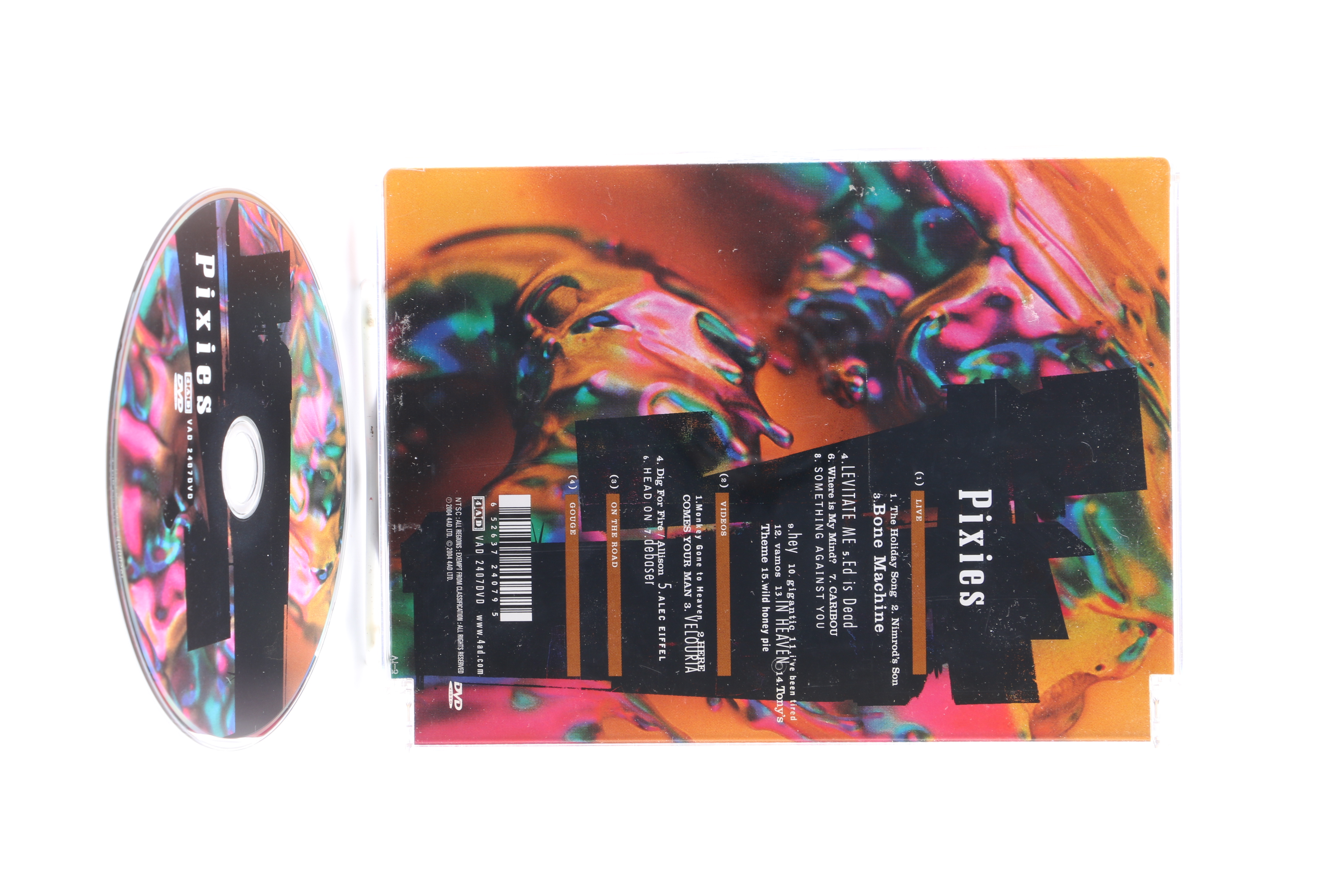 Pixies, The Breeders, and Frank Black CD and DVDs