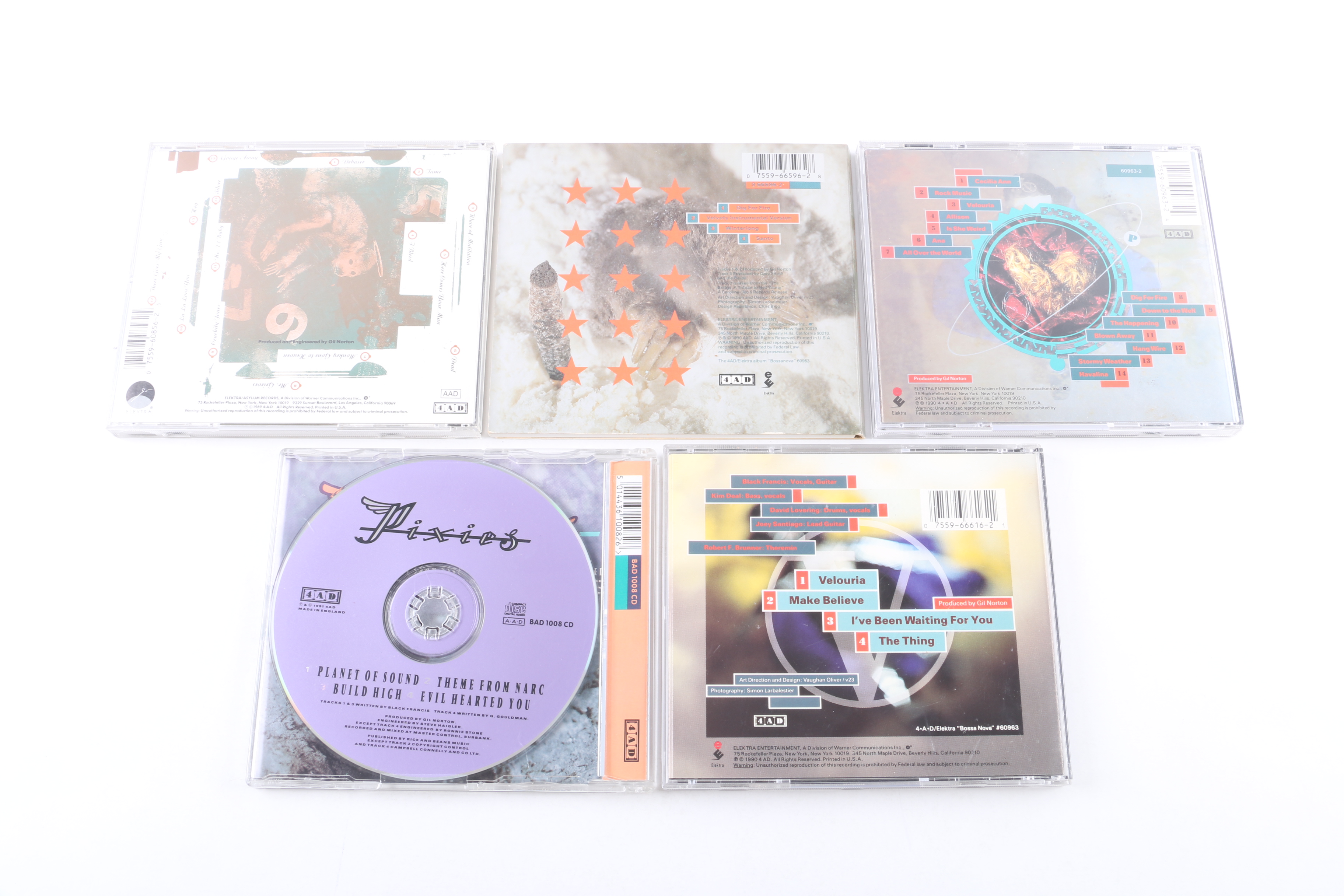 Pixies, The Breeders, and Frank Black CD and DVDs