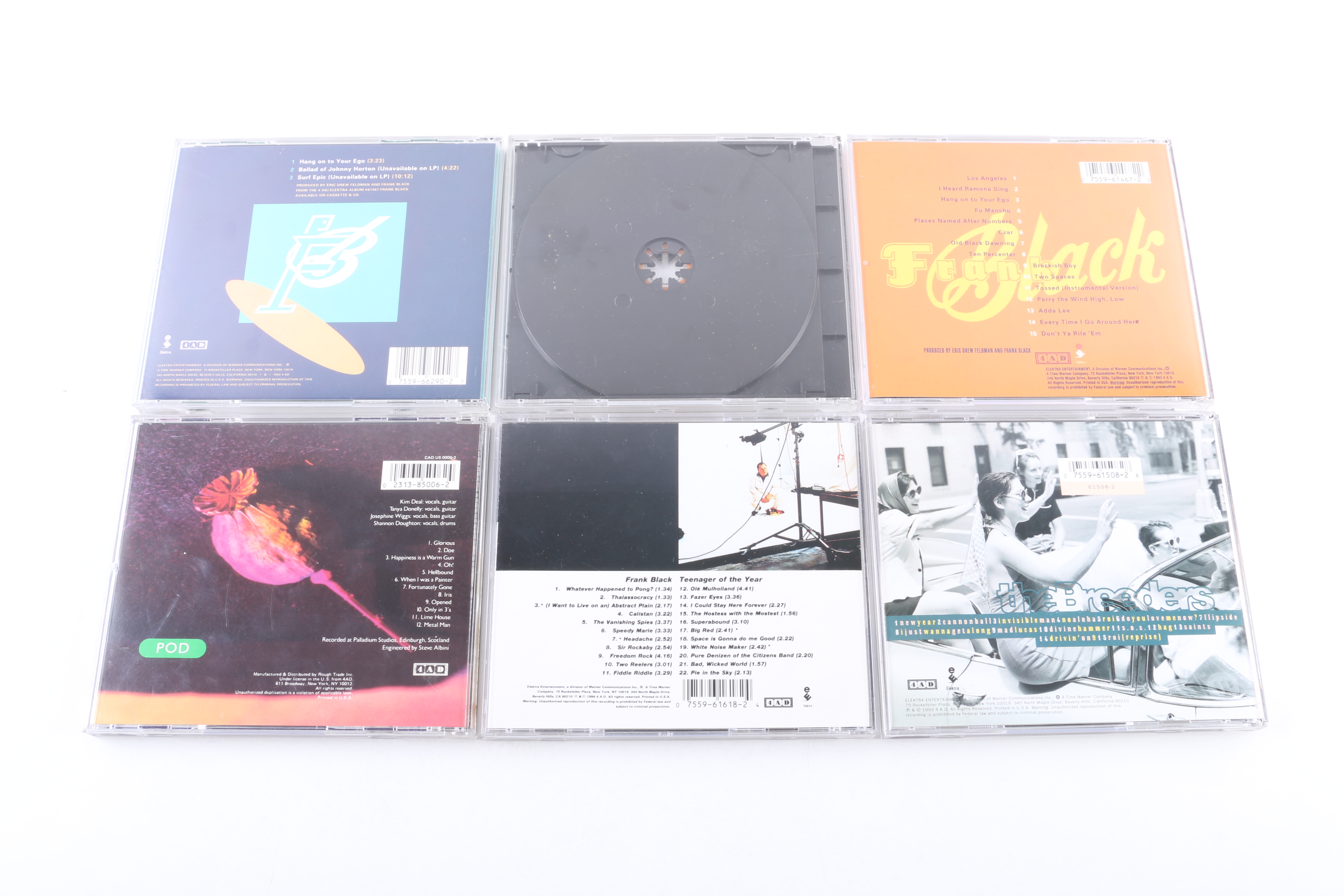 Pixies, The Breeders, and Frank Black CD and DVDs