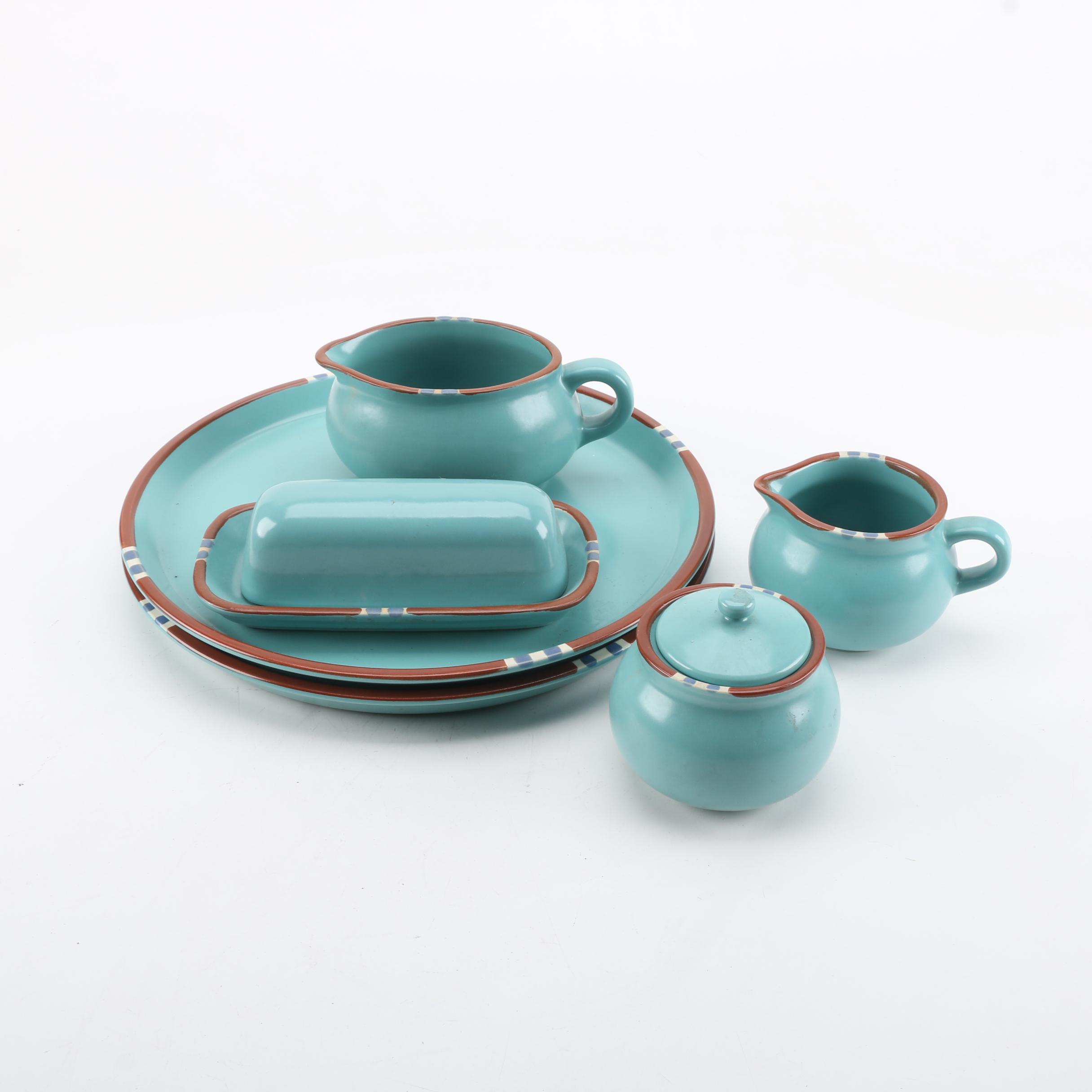 Dansk "Mesa" Turquoise Tableware