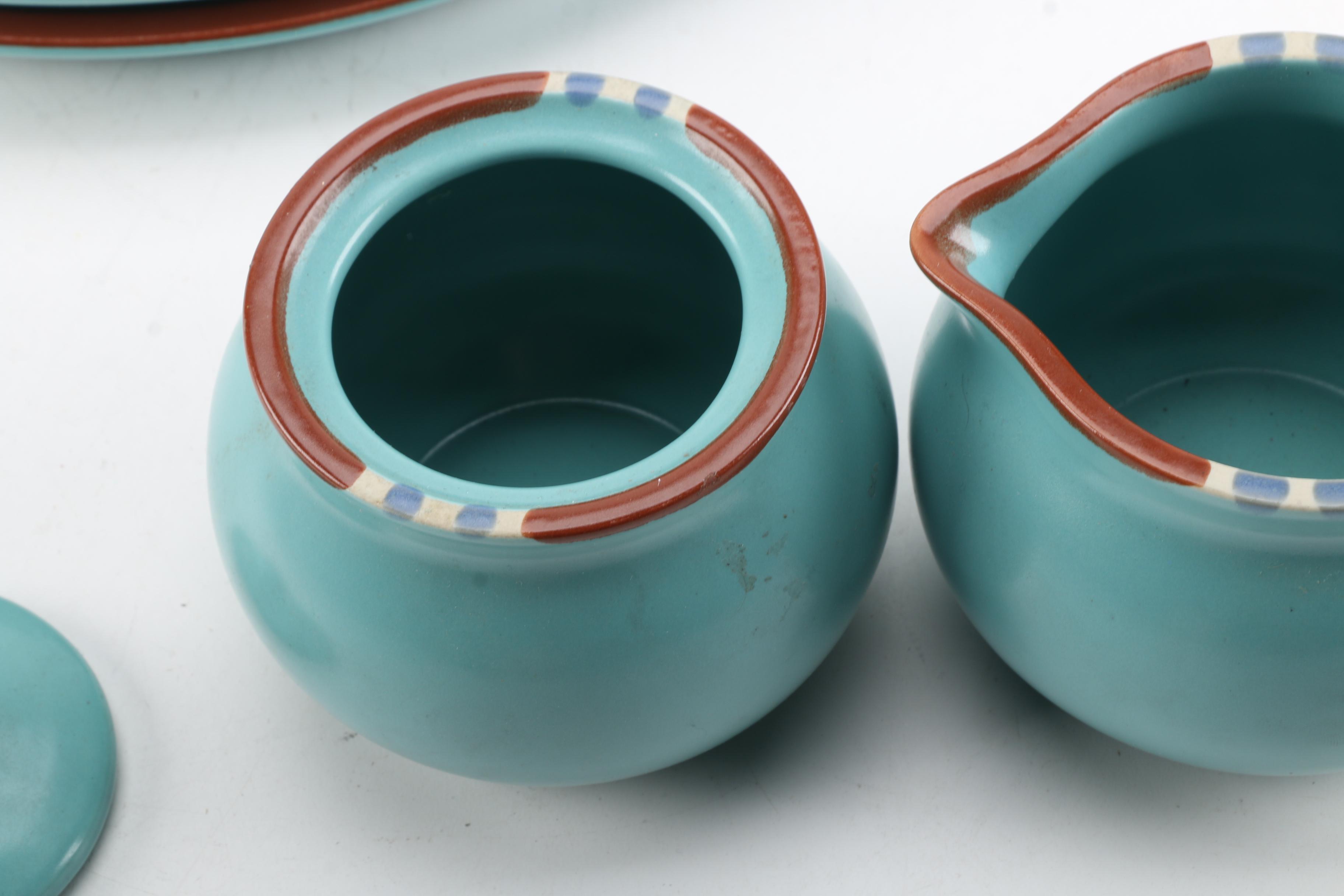 Dansk "Mesa" Turquoise Tableware
