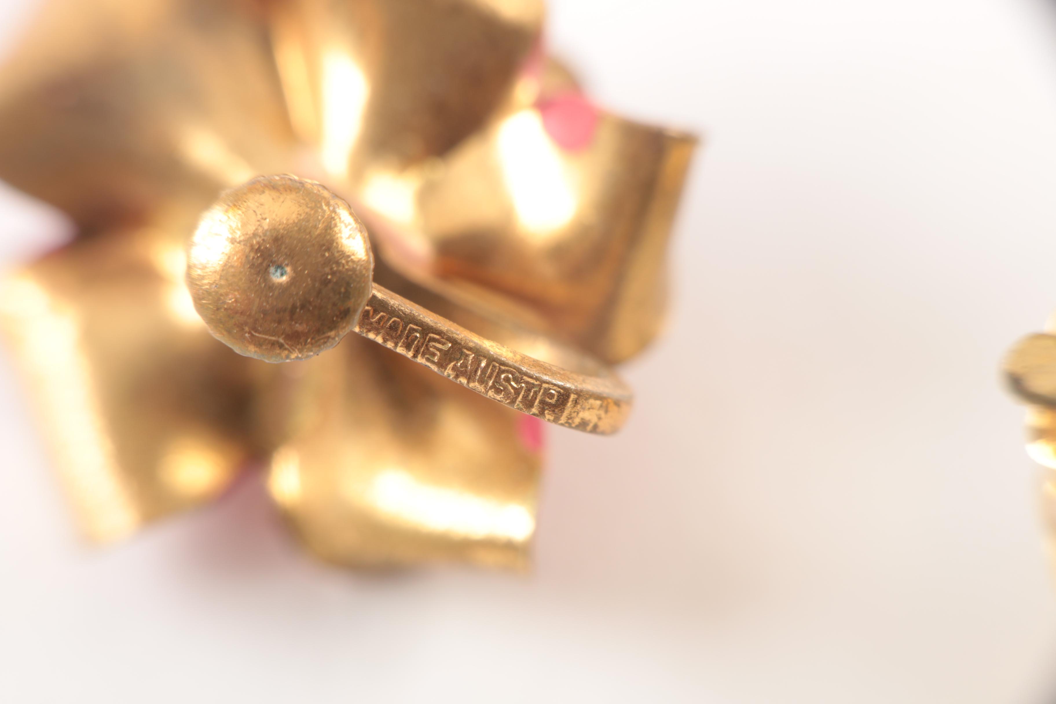 Assorted Costume Earrings and a Necklace Including Trifari and Coro