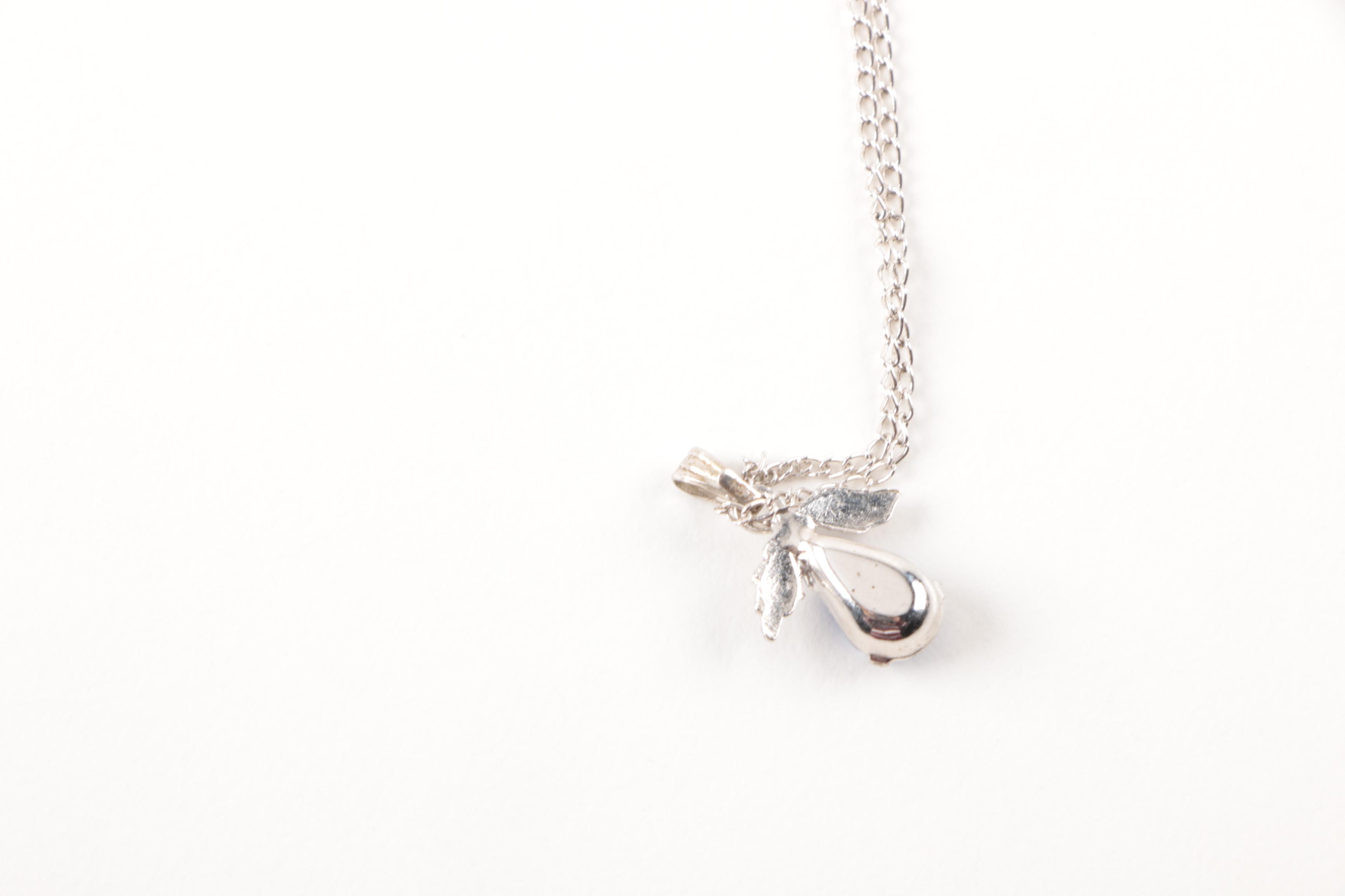 Assorted Costume Earrings and a Necklace Including Trifari and Coro