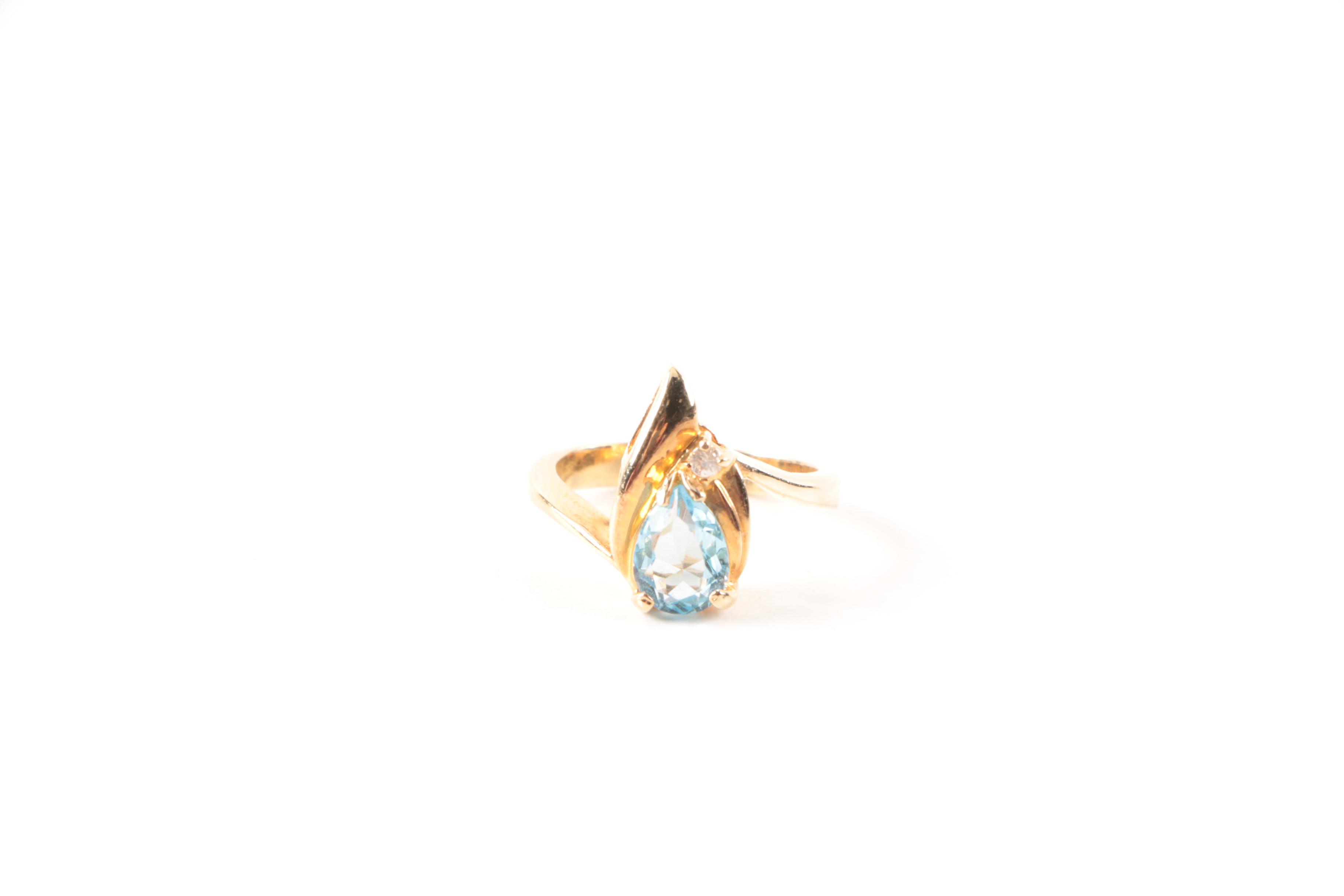 Gold-Tone Glass Stone Ring Selection