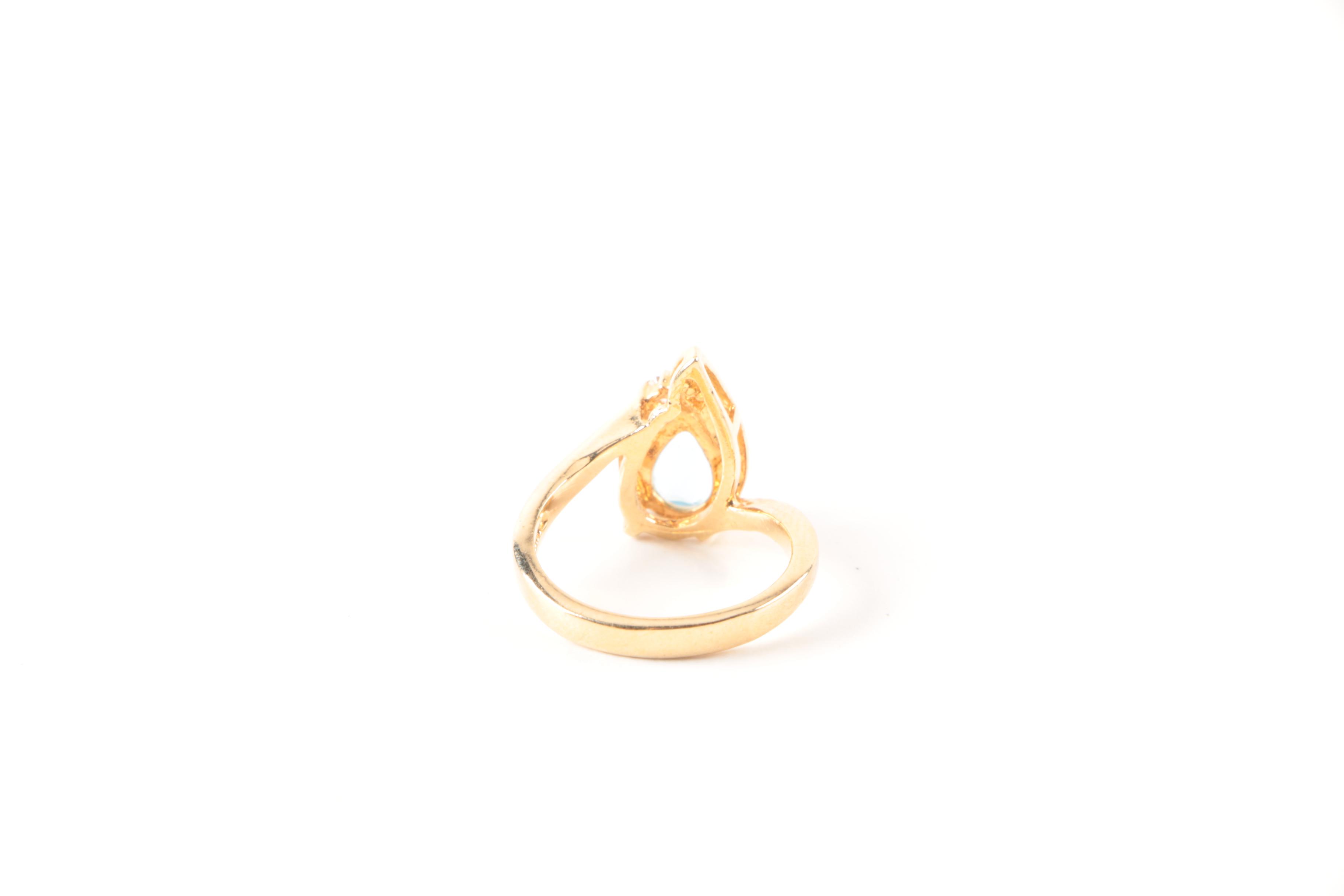 Gold-Tone Glass Stone Ring Selection
