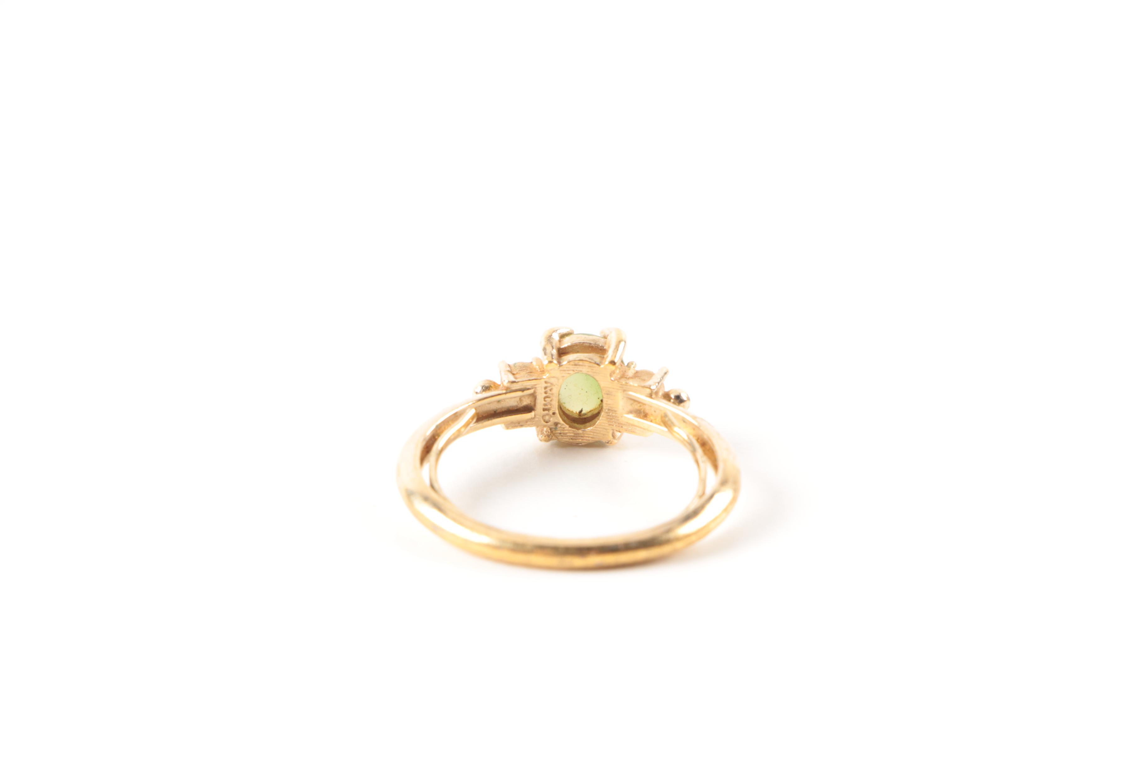 Gold-Tone Glass Stone Ring Selection