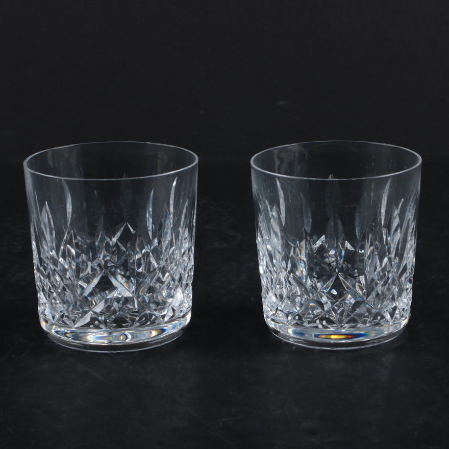 Waterford "Lismore" Crystal Old Fashioned Glasses