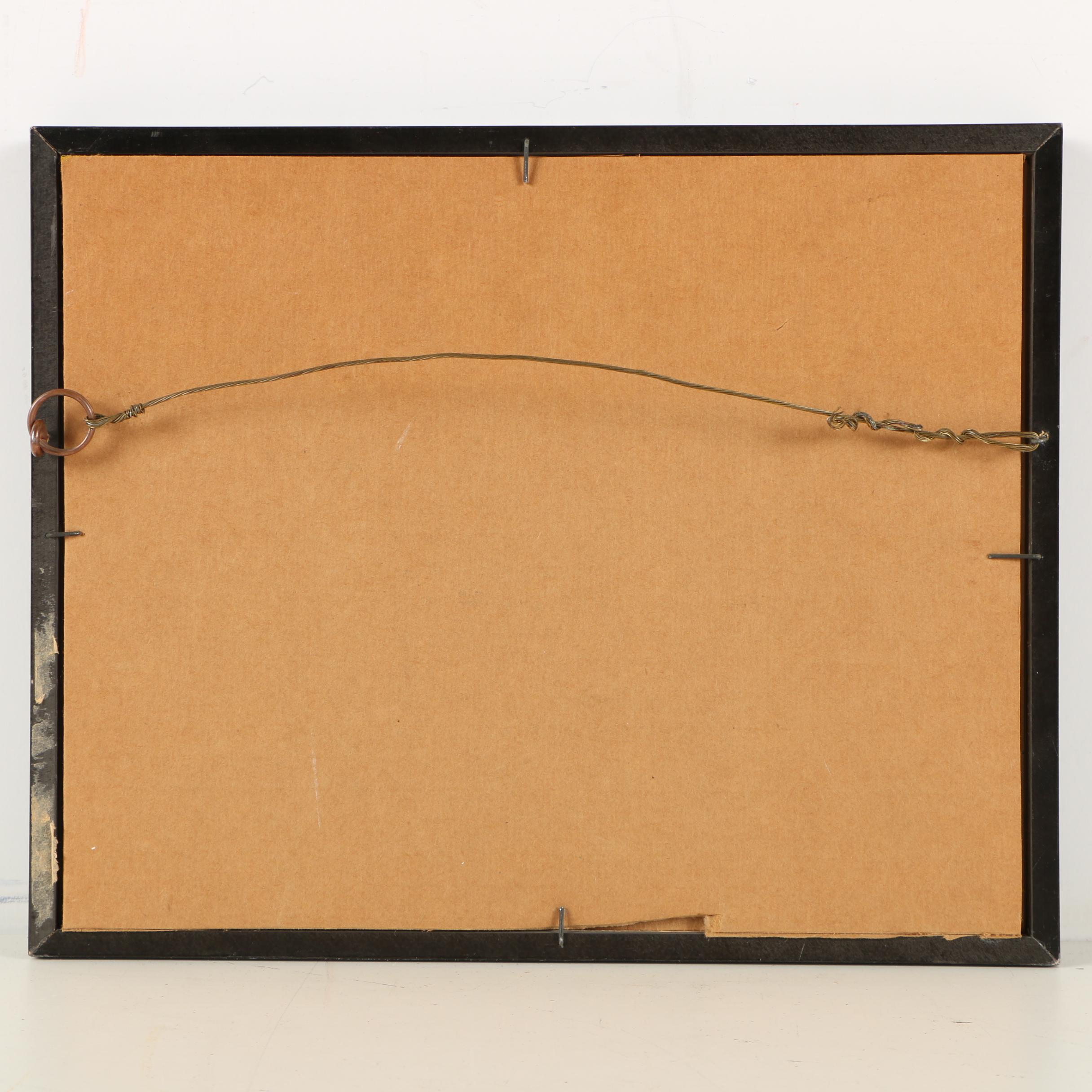 Adrian Compton 1985 Etching on Paper "What the World Needs Now"