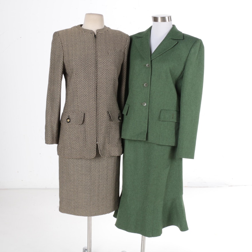 Vintage Le Suit and Carlisle Skirt Suits