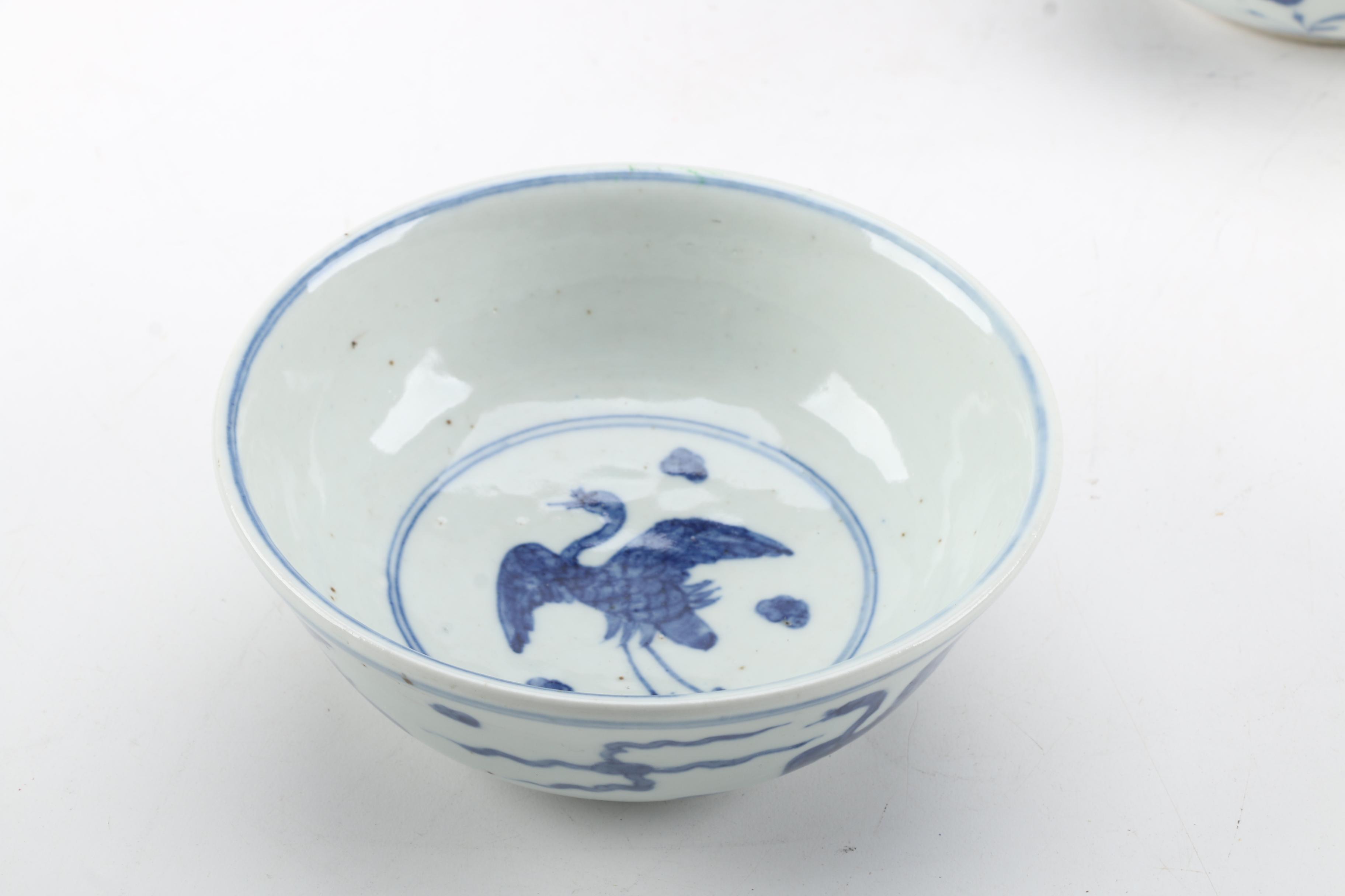 19th Century Hand-painted Bowls and Antique Ashworth Ironstone Platter