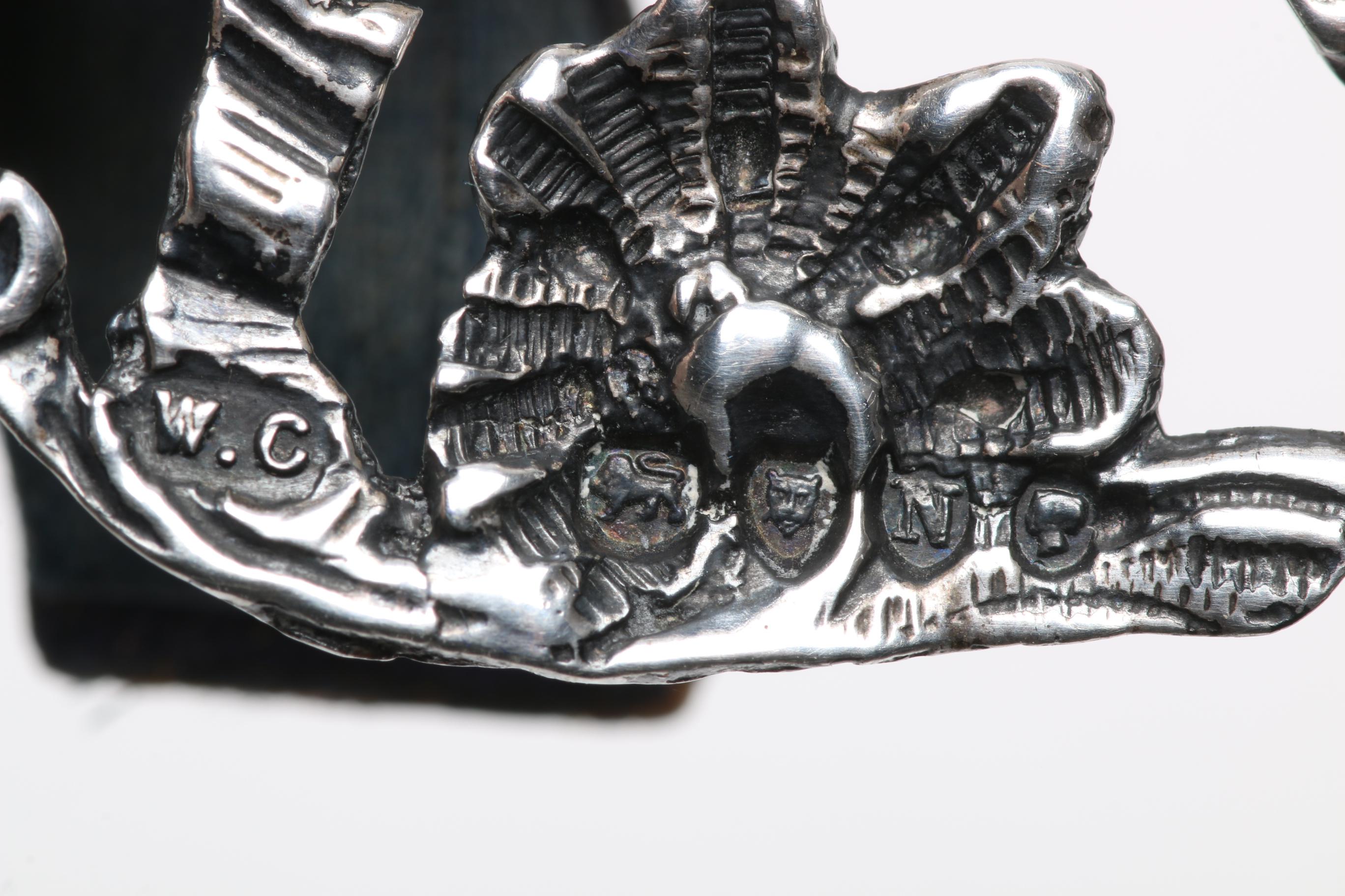 1888 William Comyns & Sons London Baroque Style Sterling Silver Picture Frame