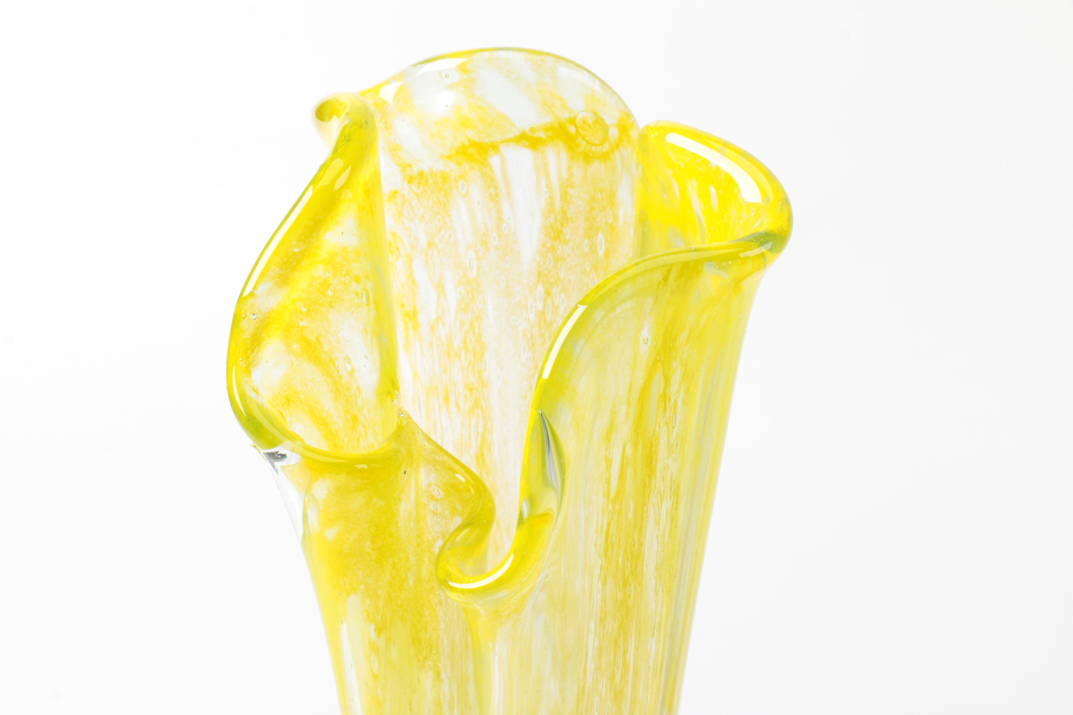 Siozard "Verre et Flamme" Art Glass Bud Vases