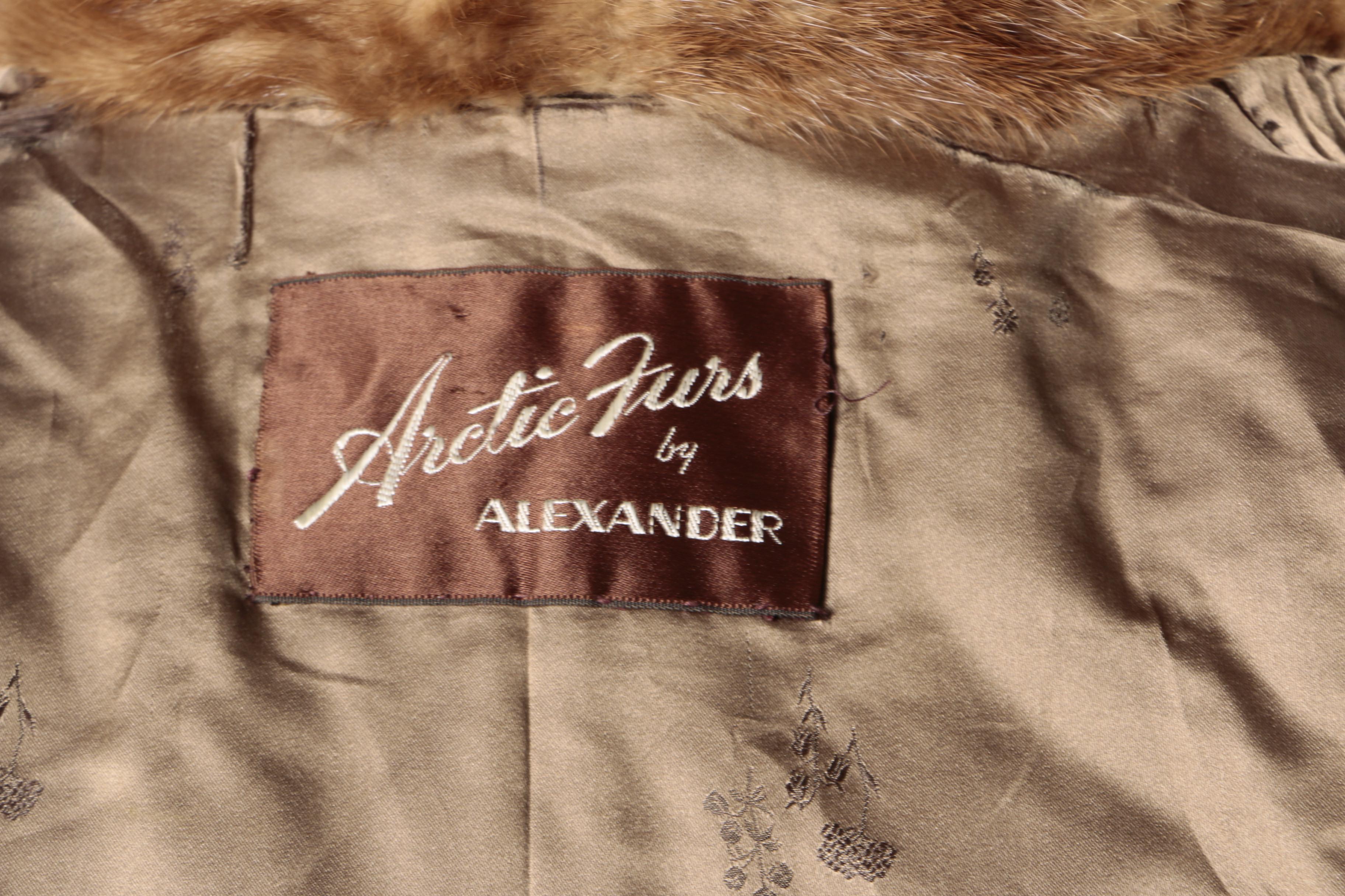 Vintage Pastel Mink Fur Coat