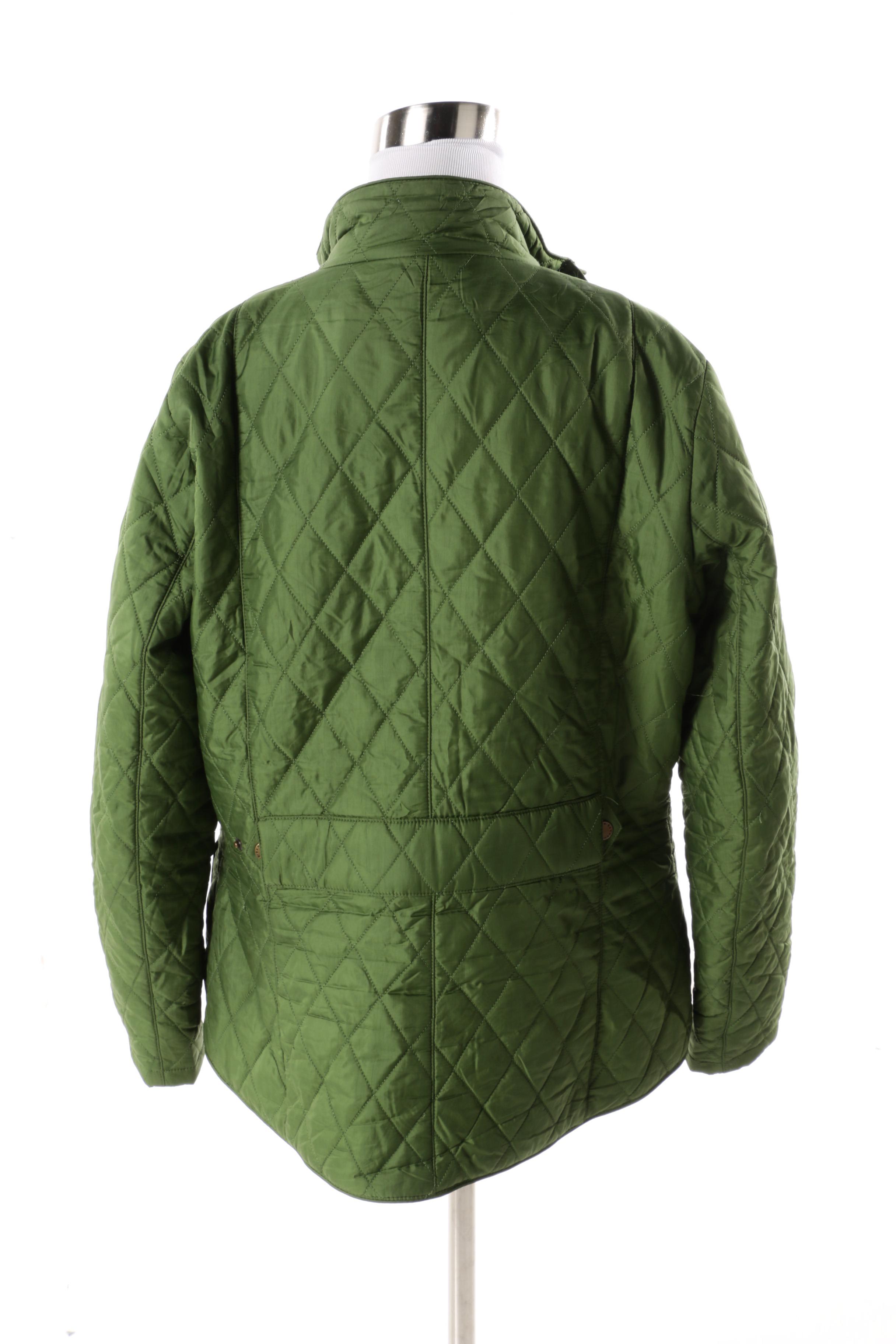 Women's Barbour Green Quilted Jacket