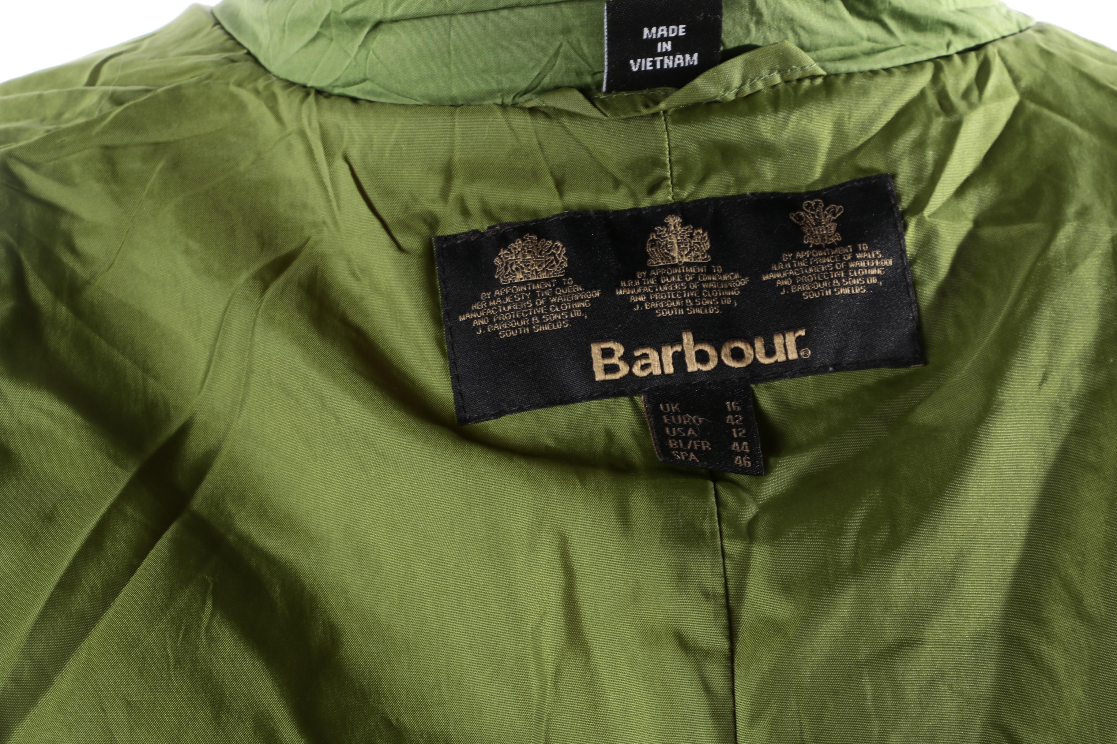 Women's Barbour Green Quilted Jacket