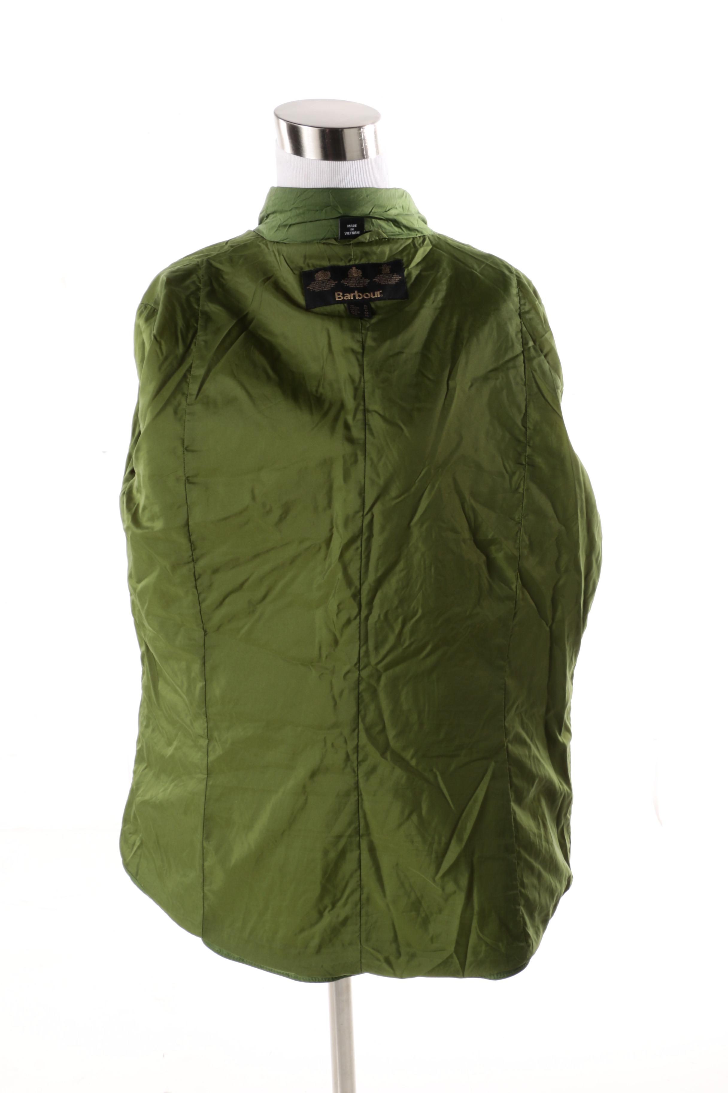 Women's Barbour Green Quilted Jacket