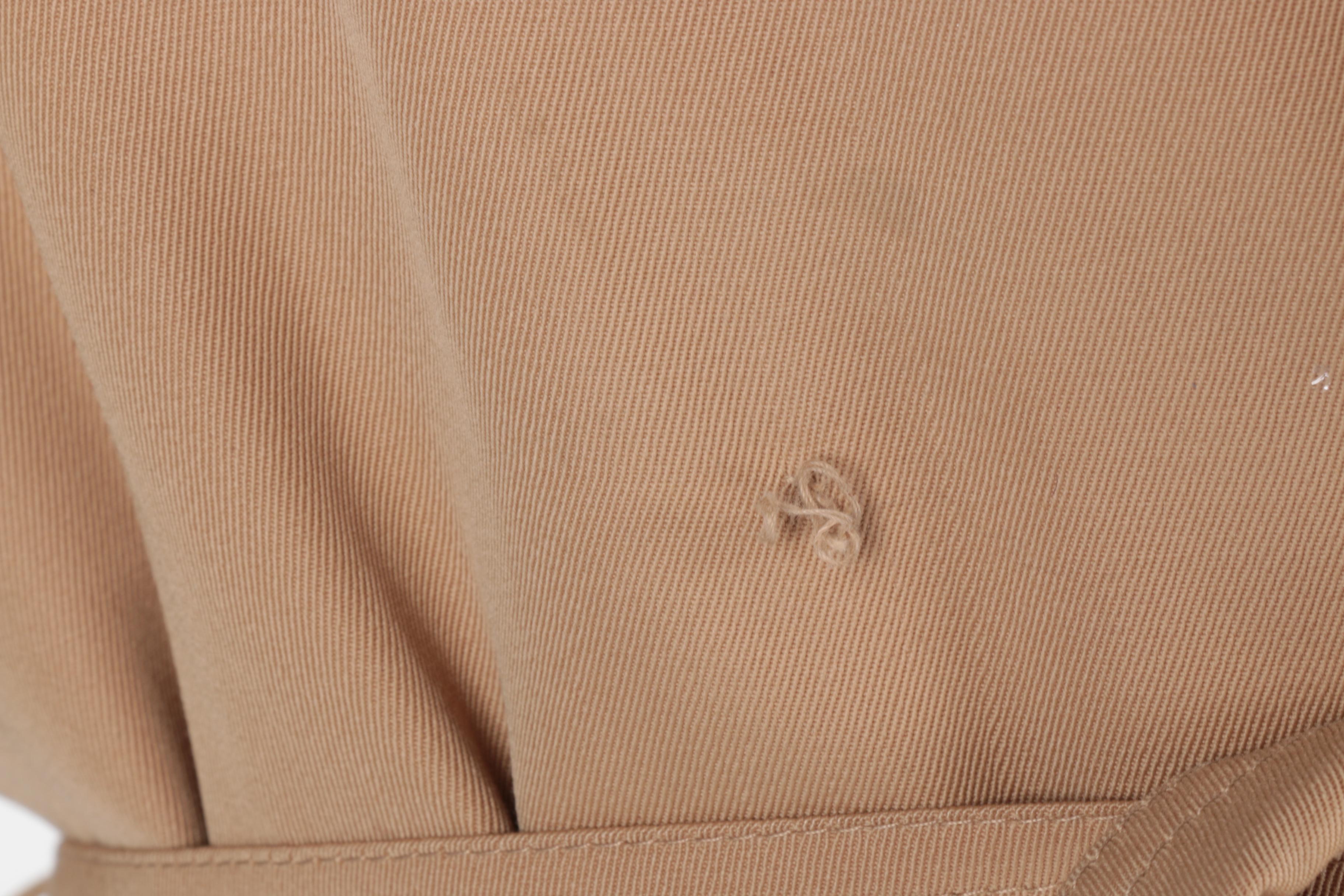 Women's Muskrat Fur Lined Trench Coat