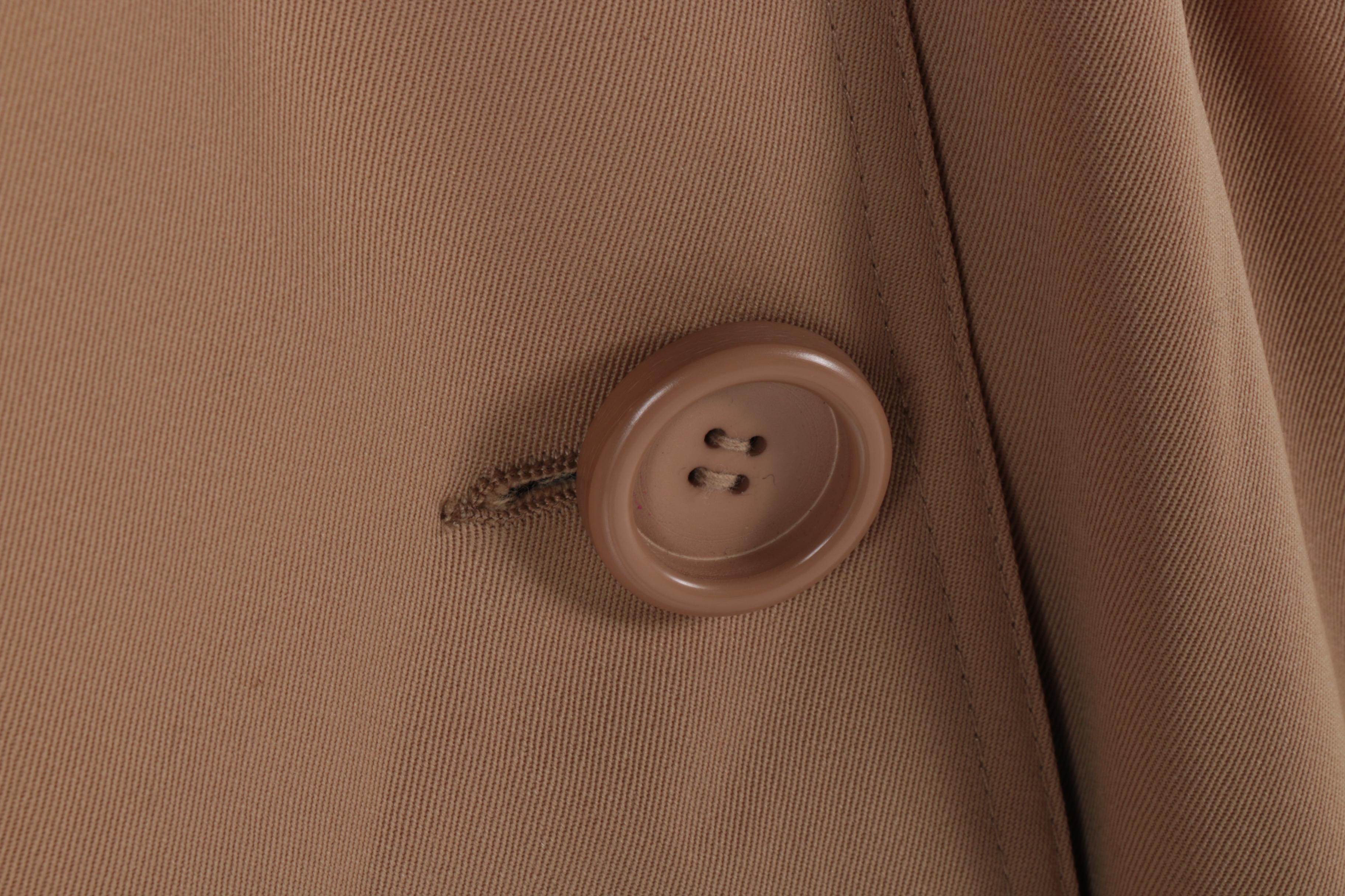 Women's Muskrat Fur Lined Trench Coat