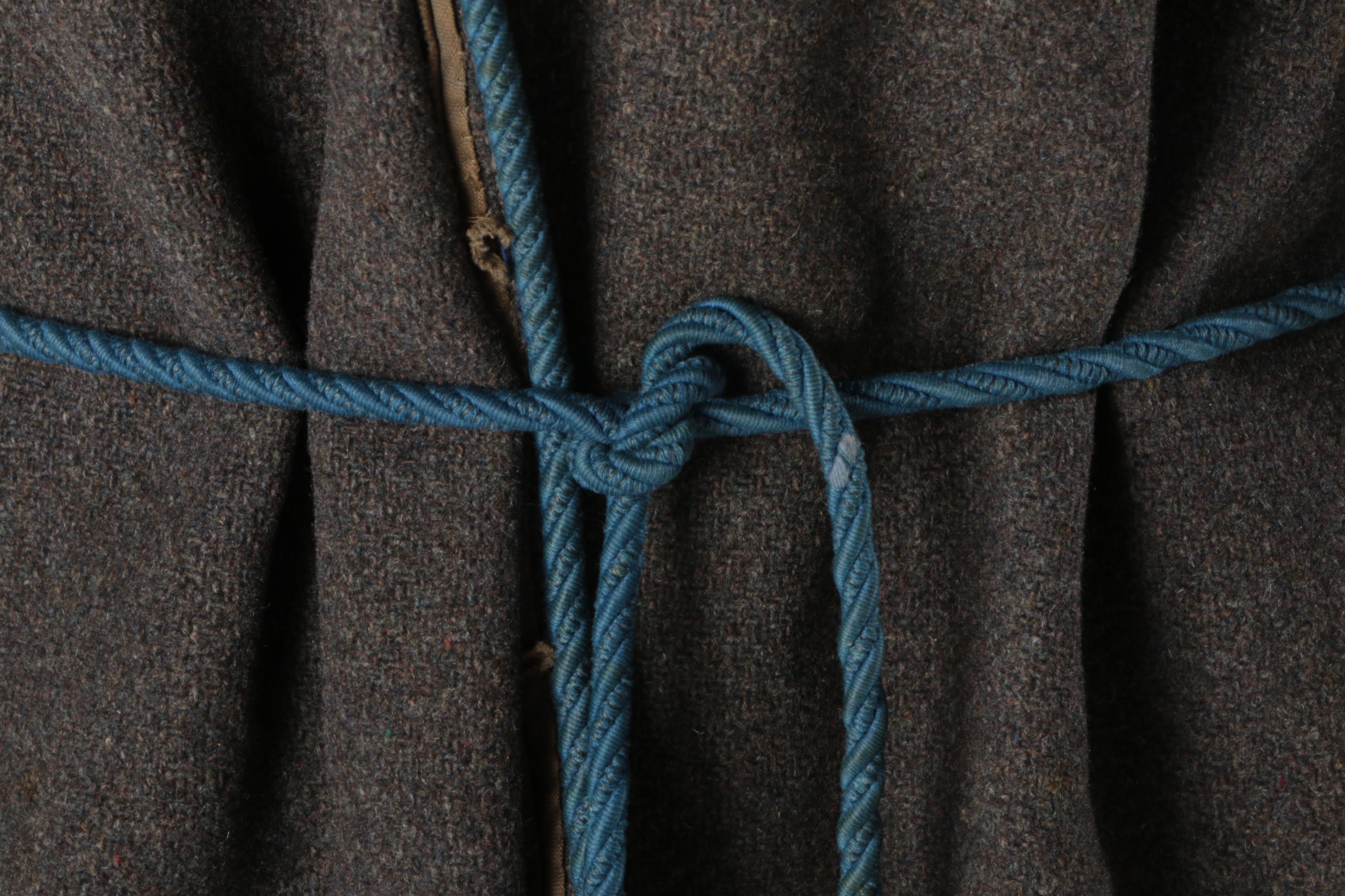 Men's Grey Wool Coat