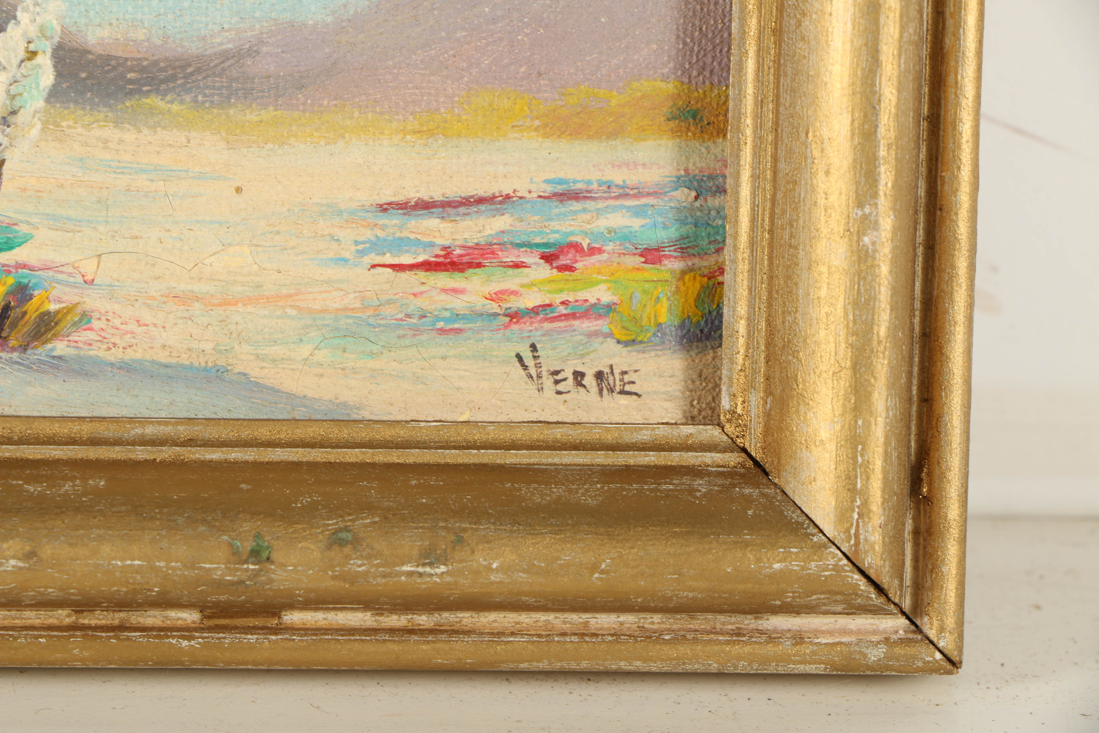 Verne Oil Paintings on Canvas of Desert Landscapes