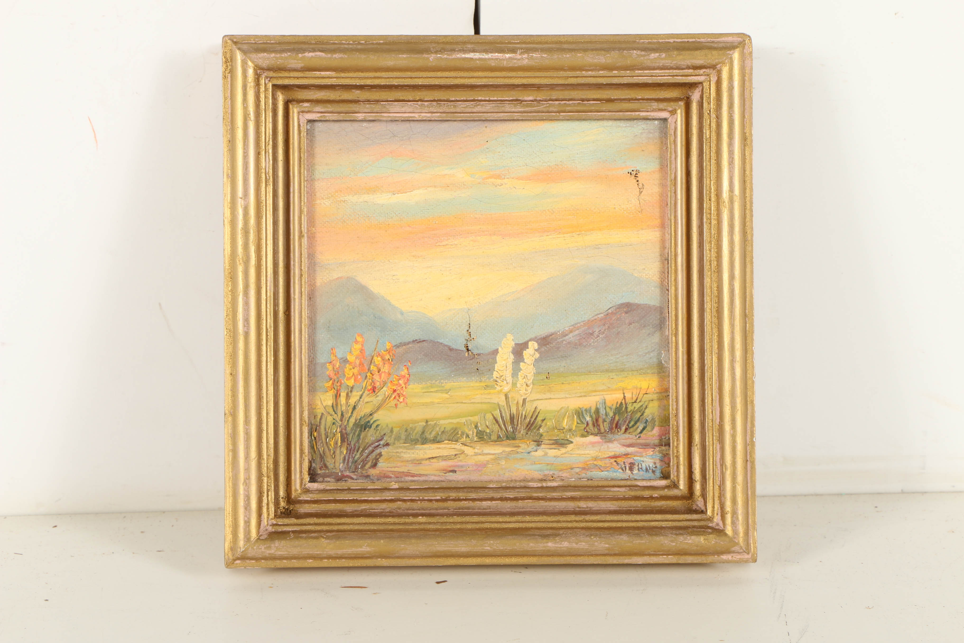 Verne Oil Paintings on Canvas of Desert Landscapes