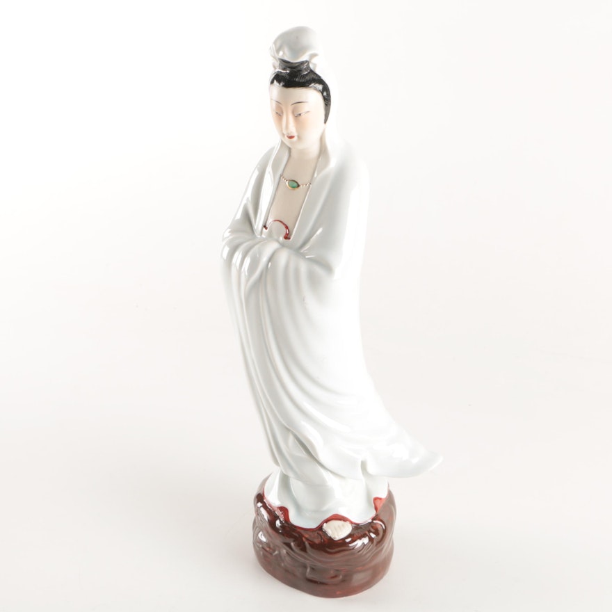 East Asian Inspired Ceramic Figurine