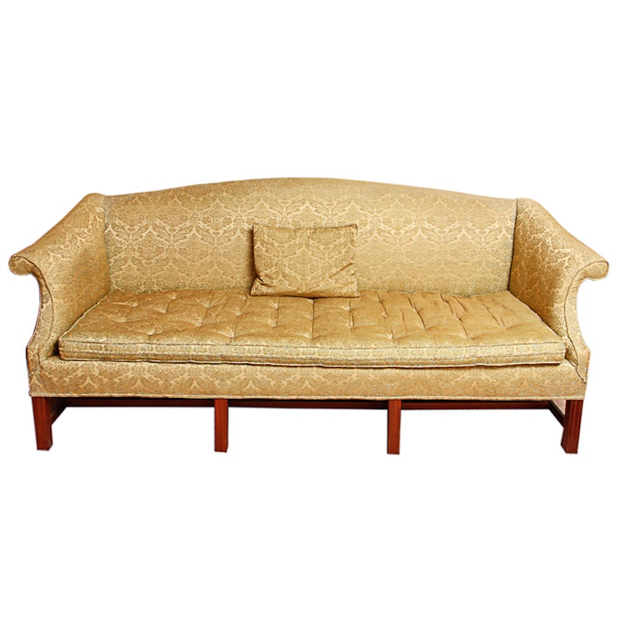 Vintage Chippendale Style Settee