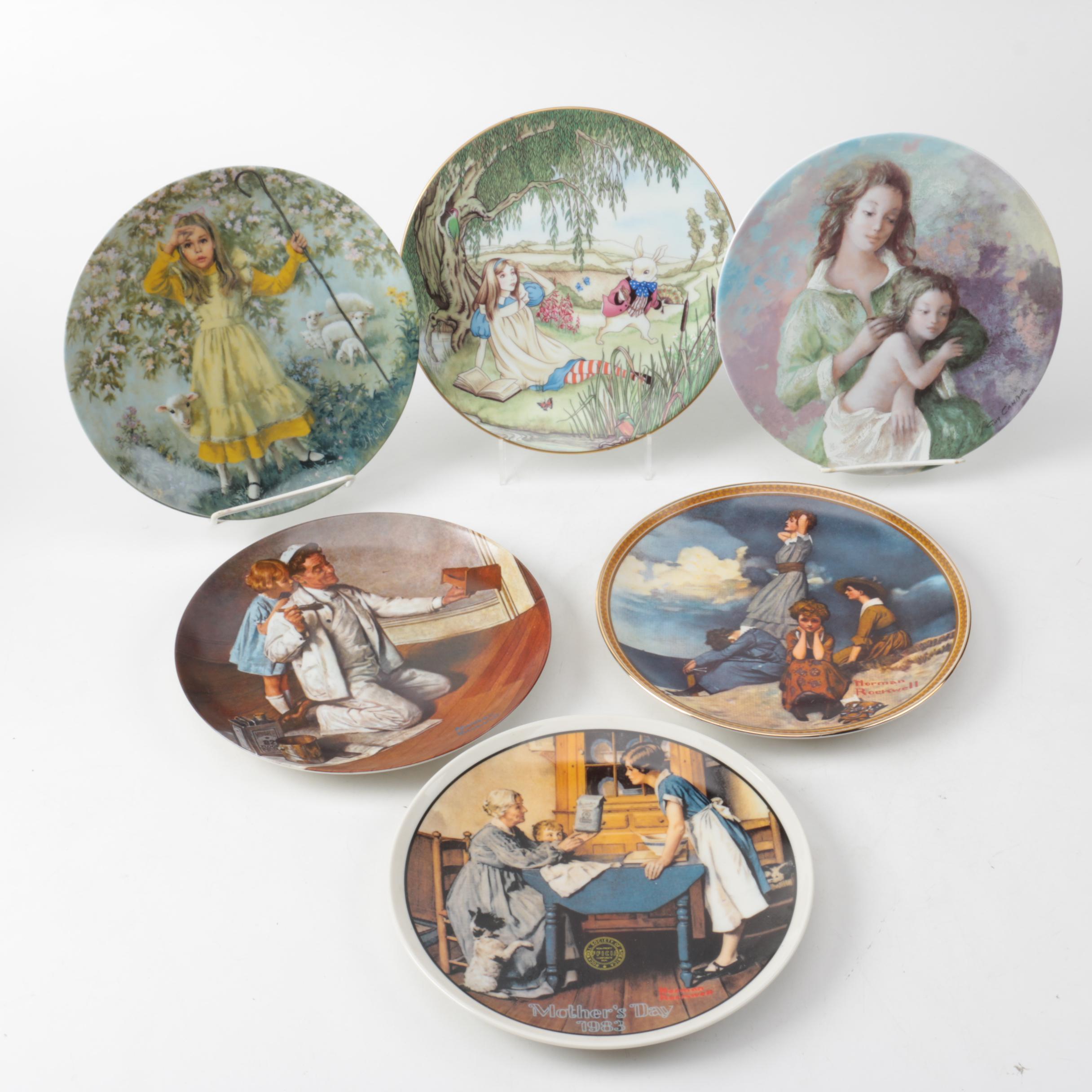 Vintage Porcelain Collector's Plates Including Limoges