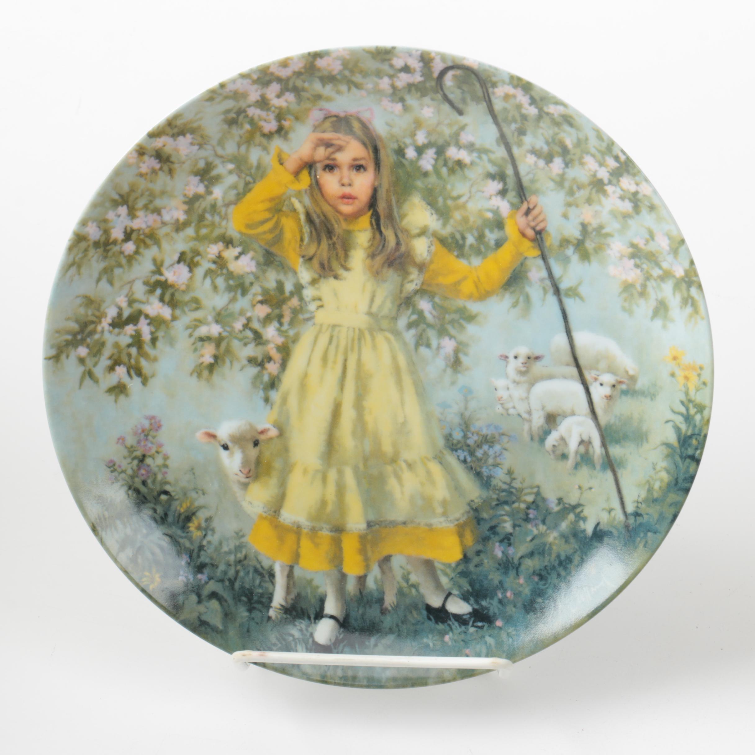 Vintage Porcelain Collector's Plates Including Limoges