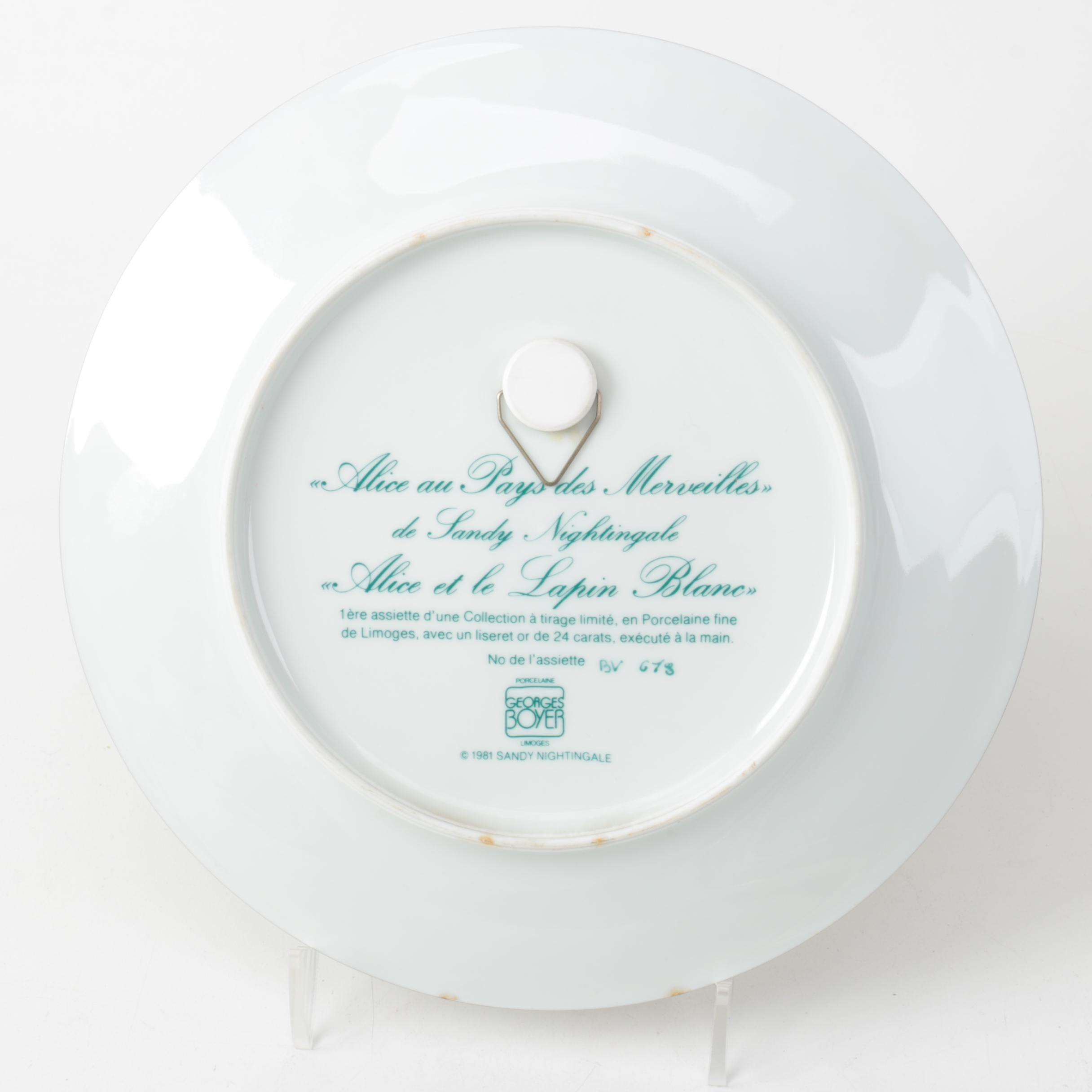 Vintage Porcelain Collector's Plates Including Limoges