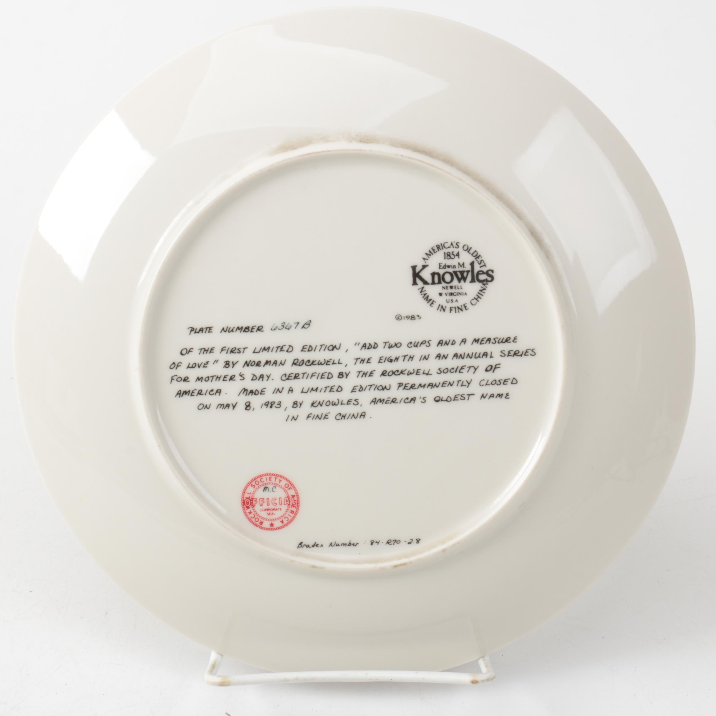 Vintage Porcelain Collector's Plates Including Limoges