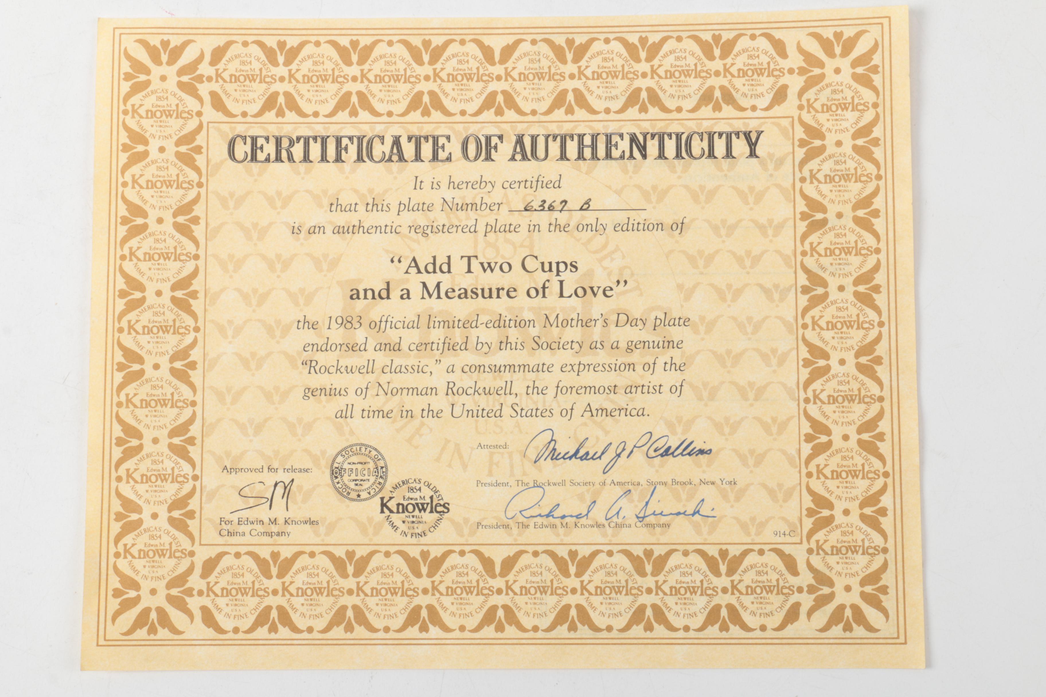 Vintage Porcelain Collector's Plates Including Limoges