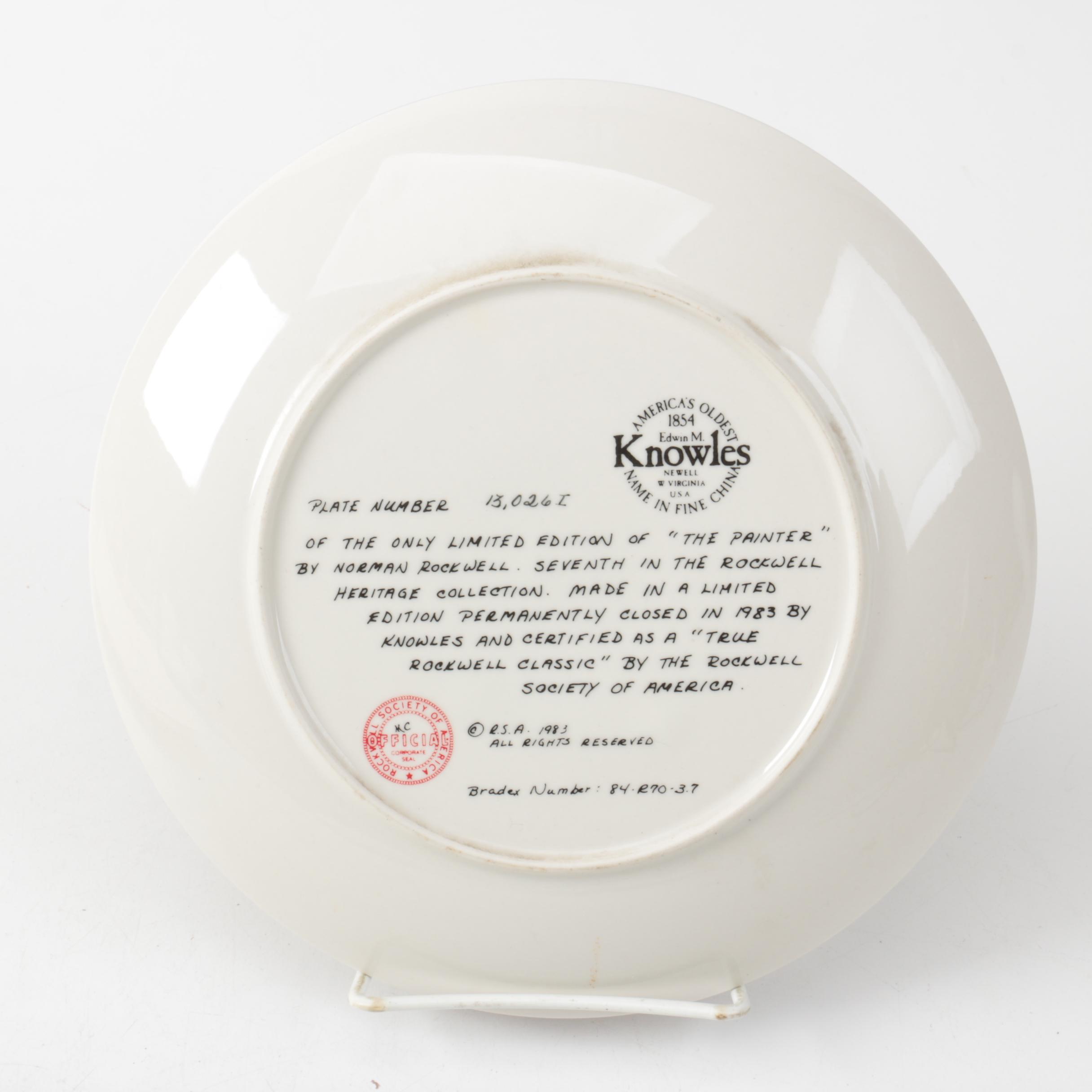 Vintage Porcelain Collector's Plates Including Limoges