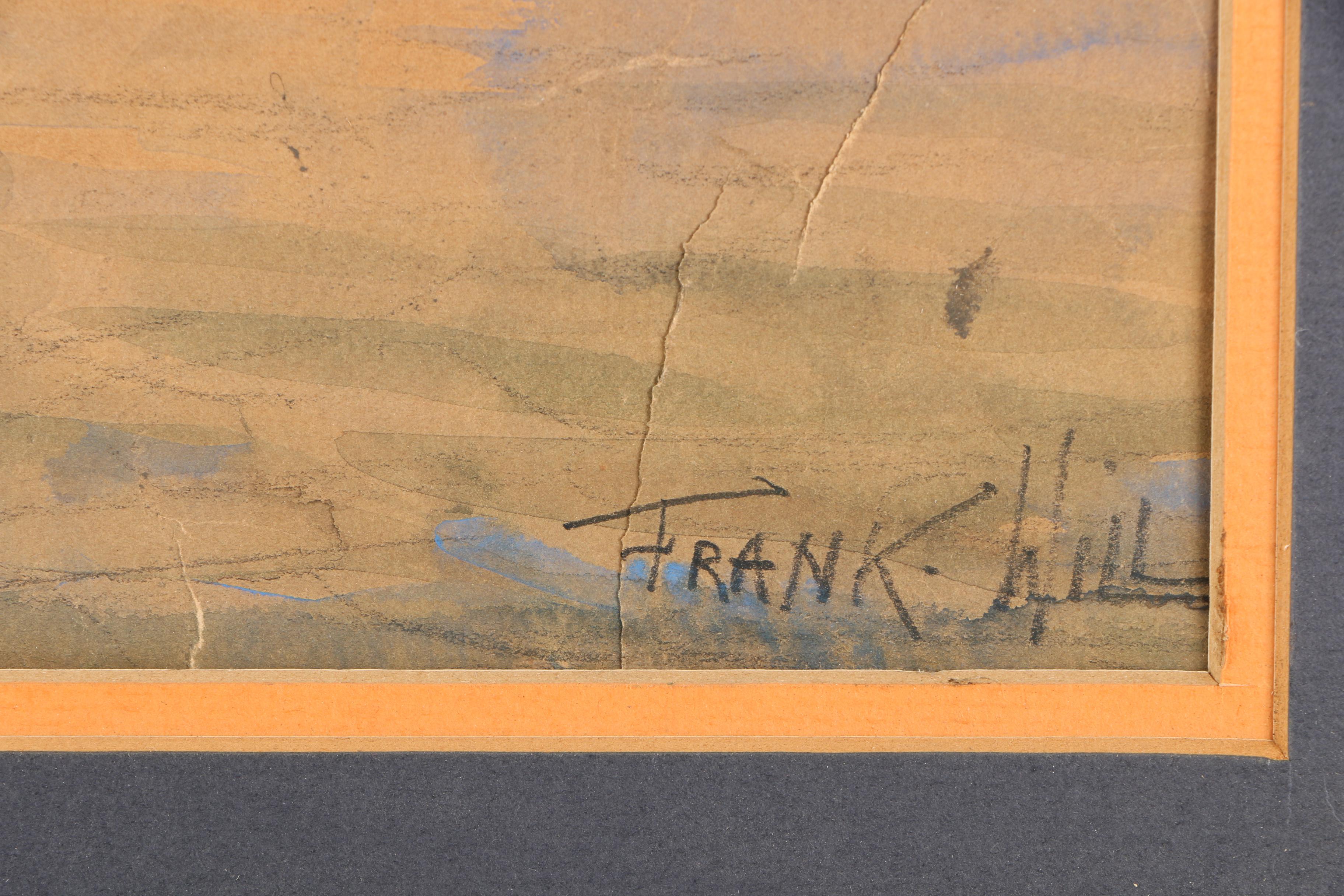 Frank-Will Watercolor, Ink and Gouache Painting on Paper "Concarneau"